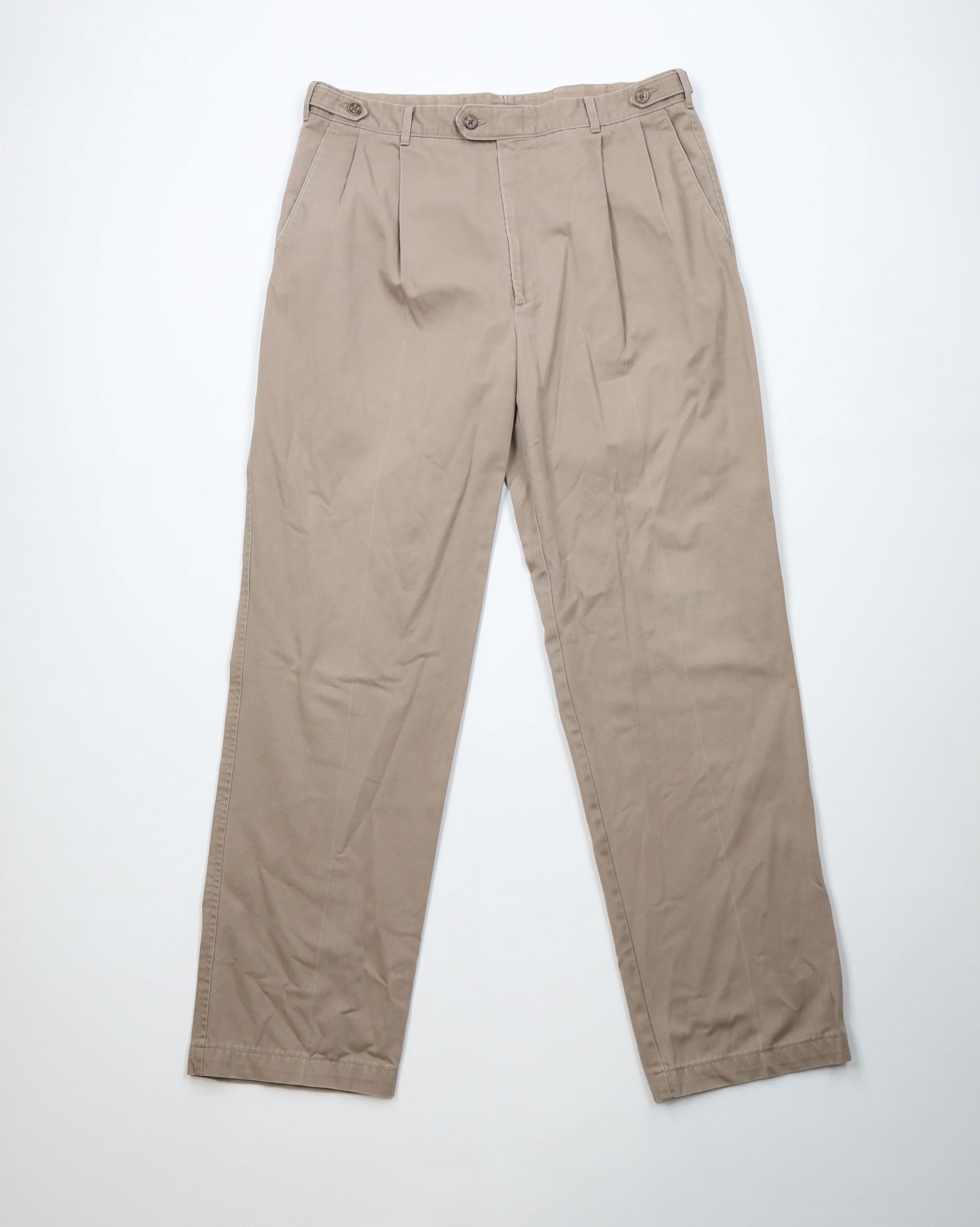 Vintage Vintage 90s Streetwear Relaxed Fit Chino Pants Beige USA Size US 36 / EU 52 - 1 Thumbnail
