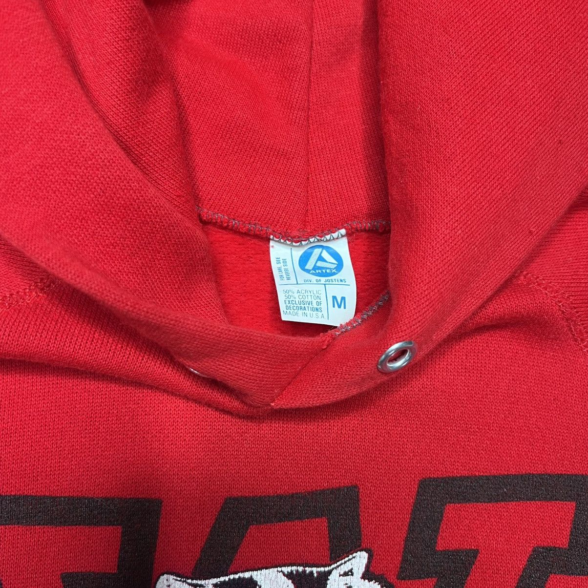 NCAA 1980s NCAA Wisconsin Badgers Artex Spell Out Mascot Hoodie Size US M / EU 48-50 / 2 - 2 Thumbnail
