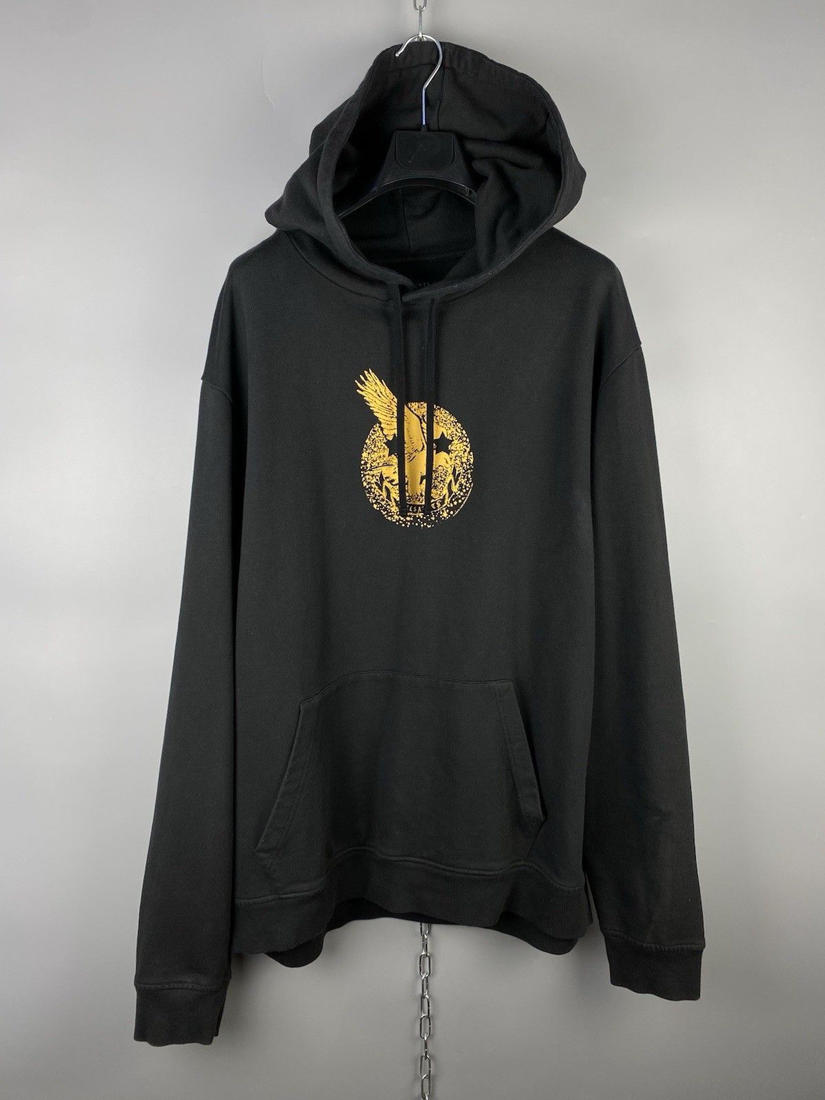 Allsaints Allsaints Black Acid Eagle Oth Printed Hoodie Size US XXL / EU 58 / 5 - 2 Thumbnail