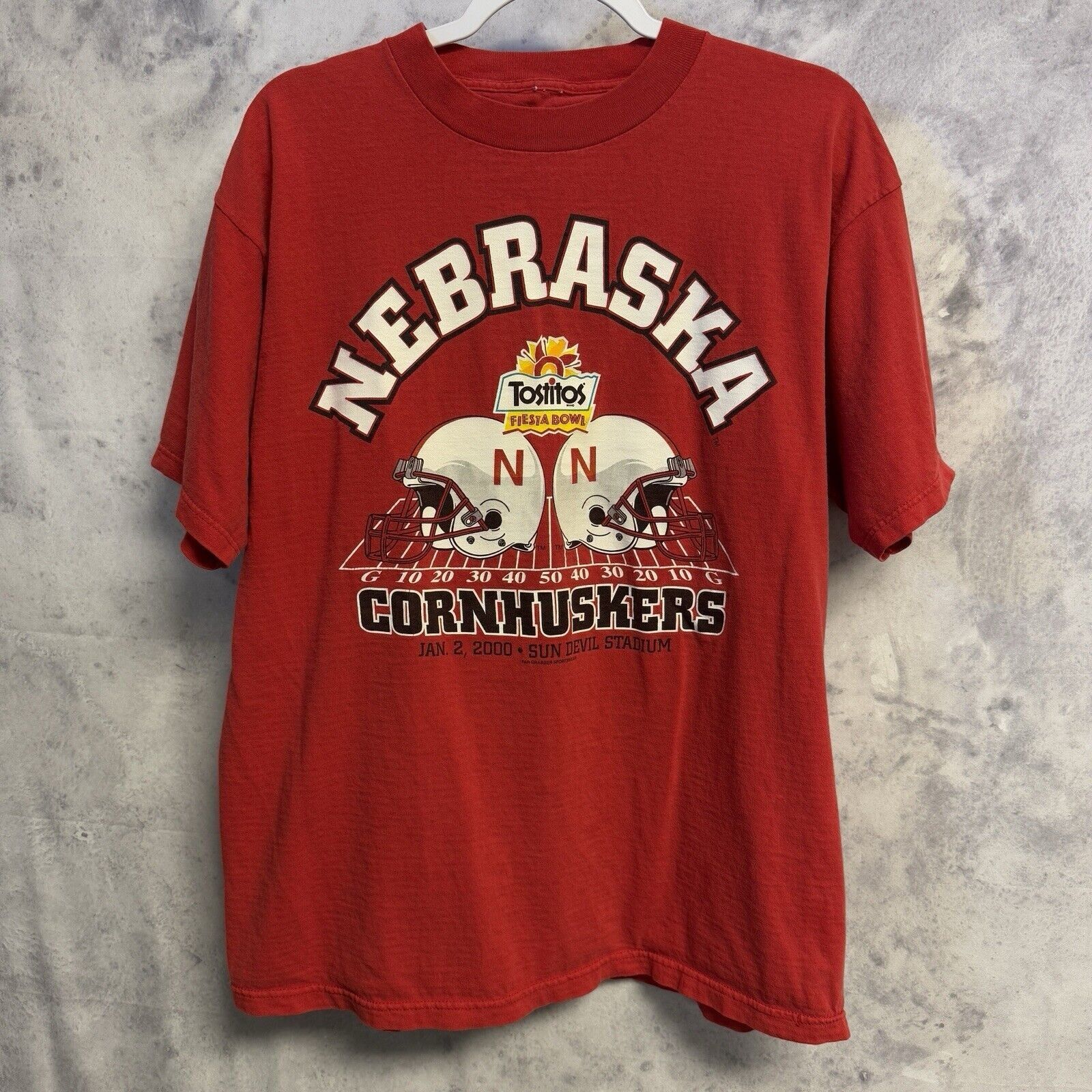 Vintage Vintage University of Nebraska T Shirt Mens XL Red Y2K 2000 Size US XL / EU 56 / 4 - 2 Thumbnail