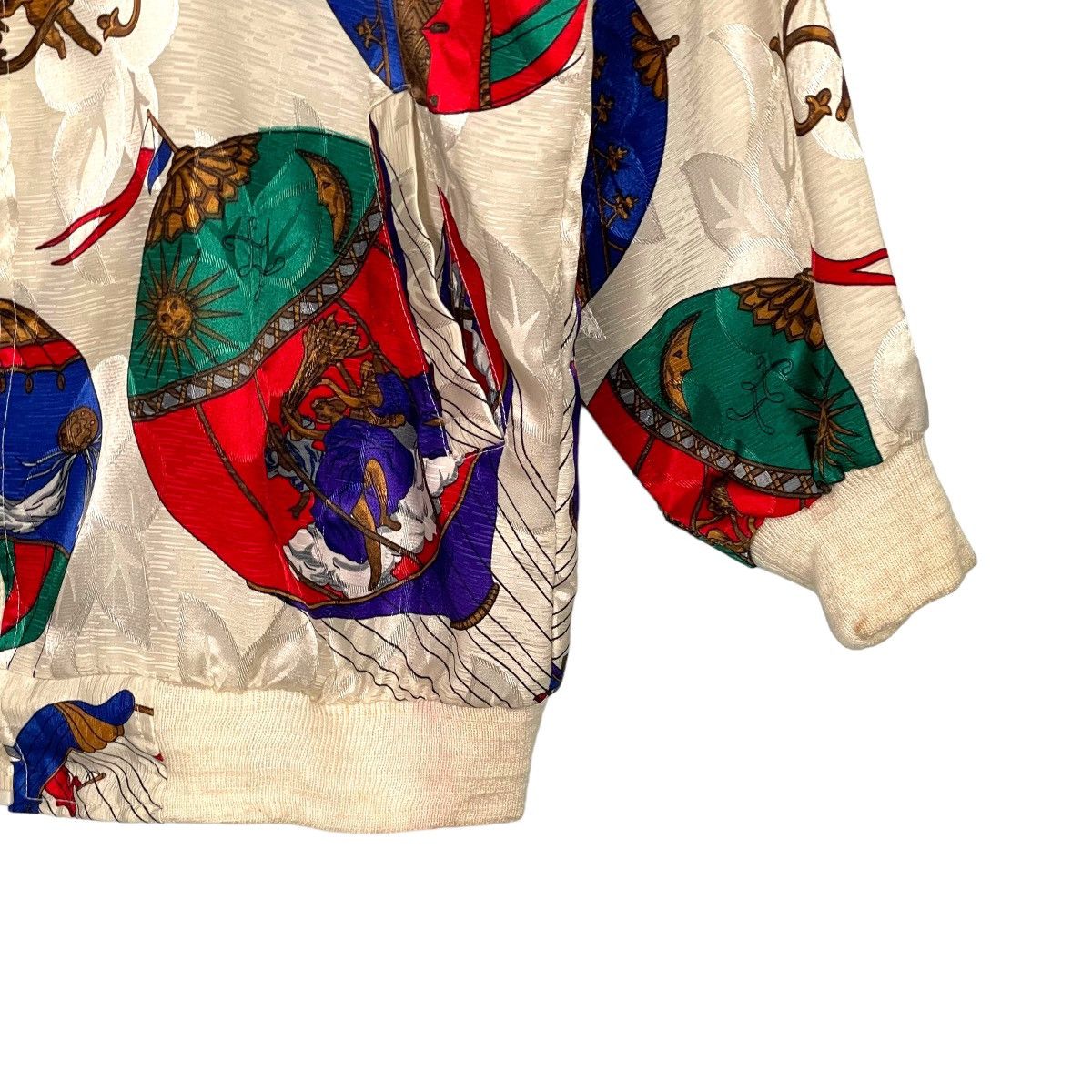 Japanese Brand Vintage 90s Baroque Sensation Bomber Jacket Size ONE SIZE - 5 Thumbnail
