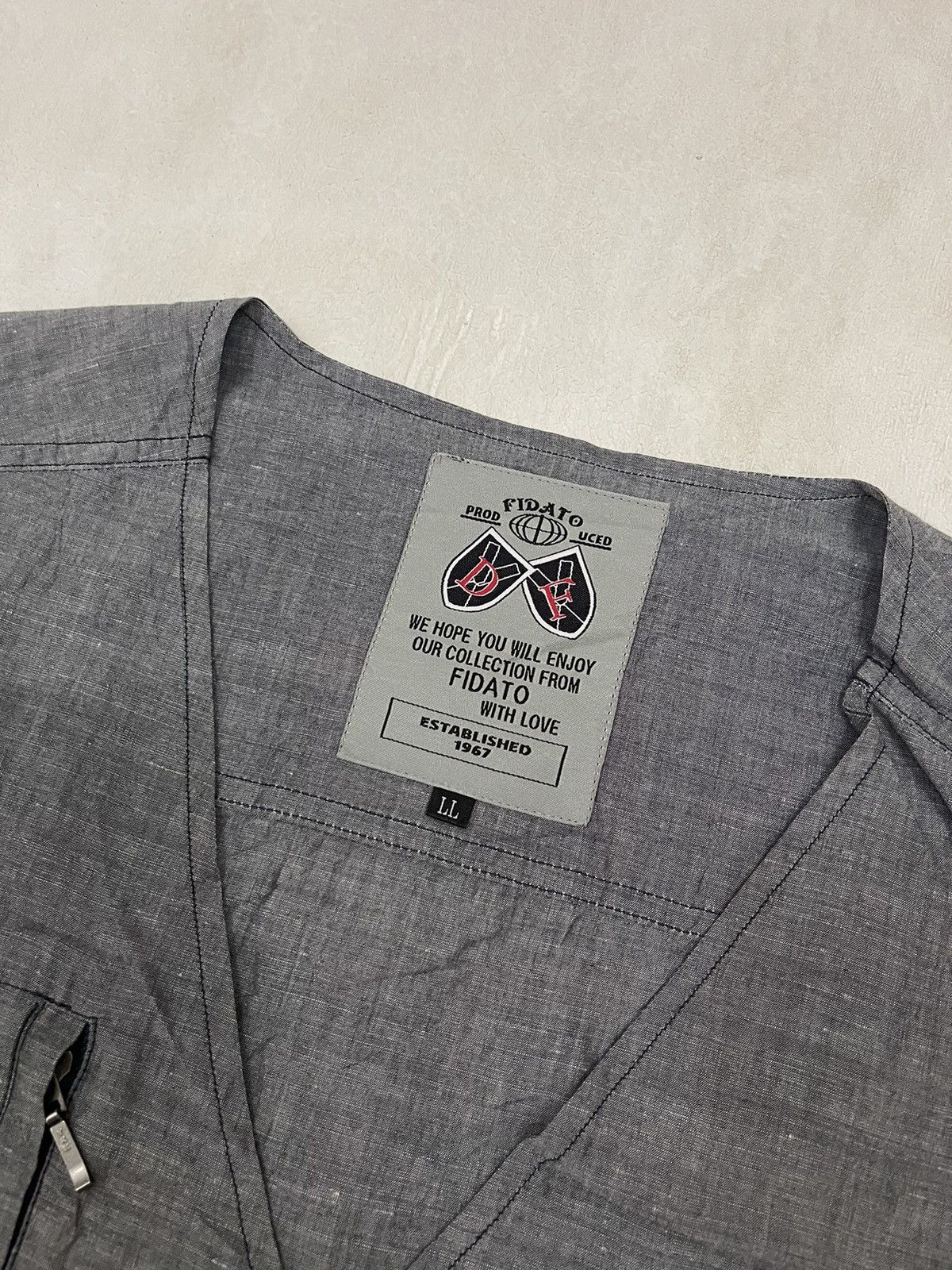 Japanese Brand × Vintage Fidato With Love Plain Vests Size US XL / EU 56 / 4 - 4 Thumbnail