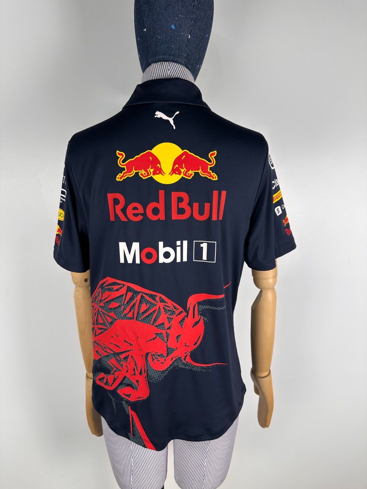 Red Bull Puma Red Bull Racing F1 Team Short Sleeve Polo Shirt Size M Size M / US 6-8 / IT 42-44 - 5 Thumbnail