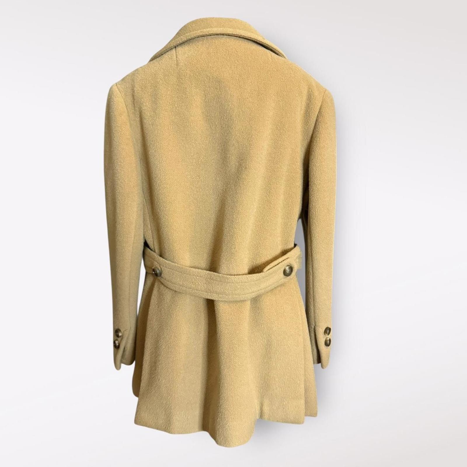 Lord & Taylor Lord & Taylor Women's Tan and Cream Coat Size L Size L / US 10 / IT 46 - 2 Thumbnail