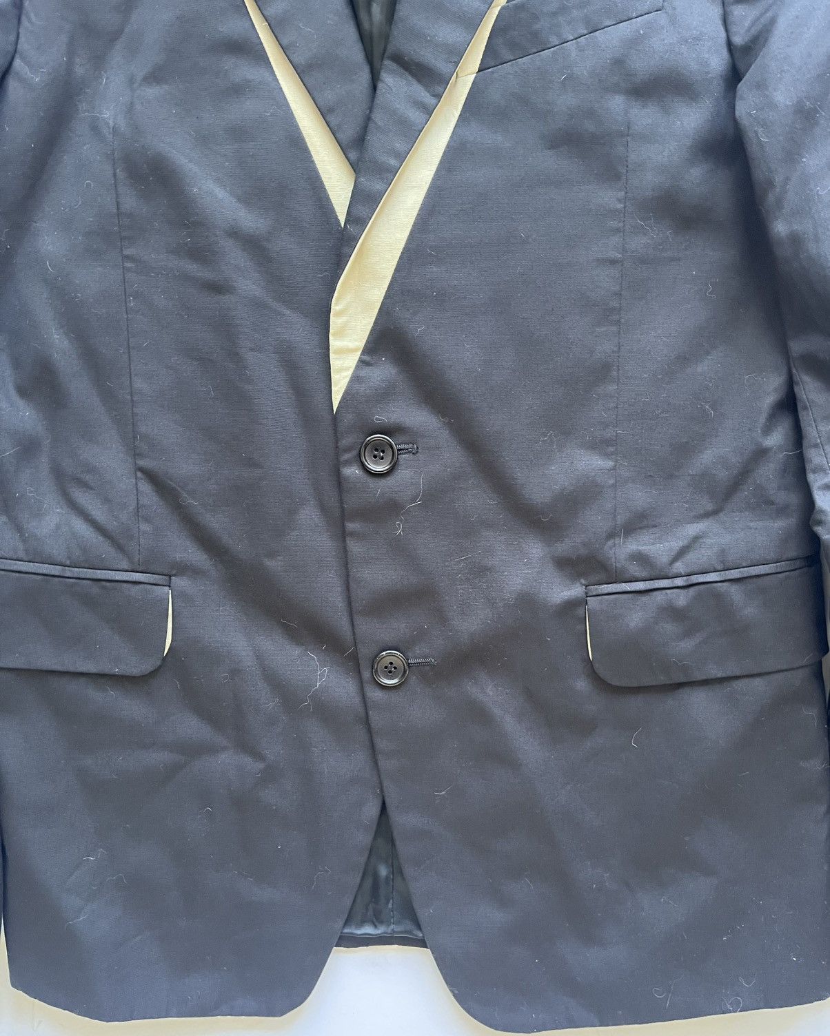 Alexander McQueen Alexander McQueen Black/Beige Single-Breasted Jacket Size US M / EU 48-50 / 2 - 5 Thumbnail