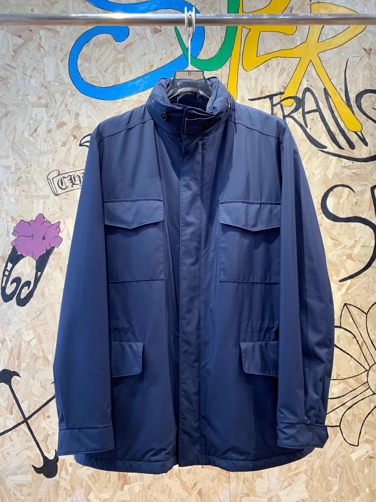Loro Piana Loro Piana Traveler Navy Jacket 54EU Size US L / EU 52-54 / 3 - 1 Thumbnail