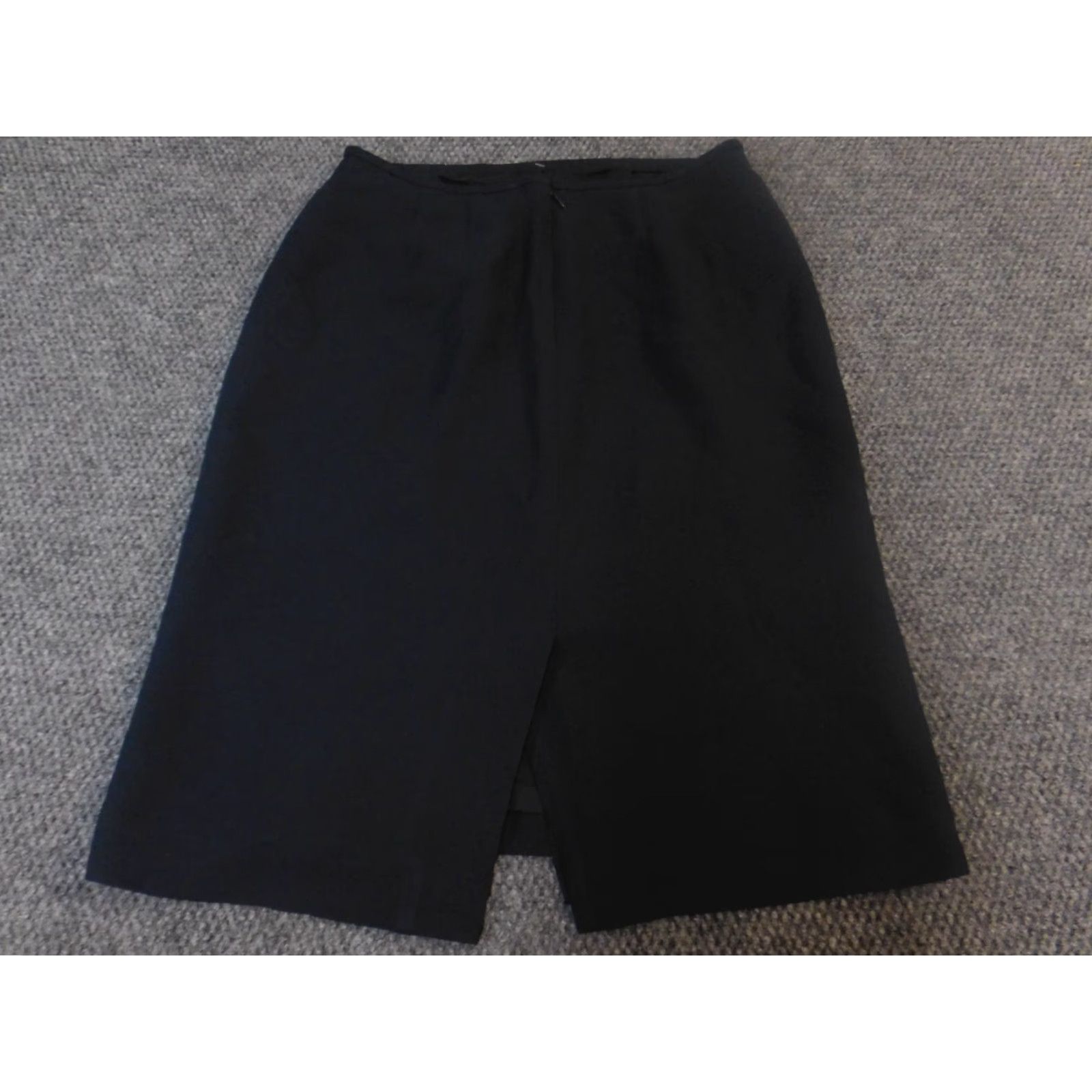 Preston & York Preston & York Womens Skirt 12 A-line Knee Length Blue Knit Cotton Zipper Size 34" / US 12 / IT 48 - 7 Thumbnail