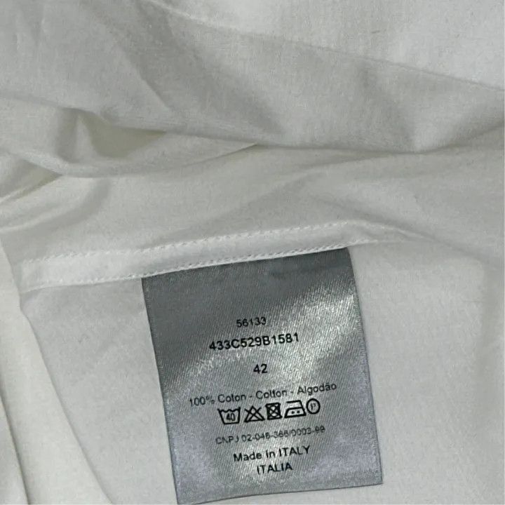 Dior Dior Dior Embroidered Long Sleeve Shirt for Men 0079-2507 Size US M / EU 48-50 / 2 - 2 Thumbnail