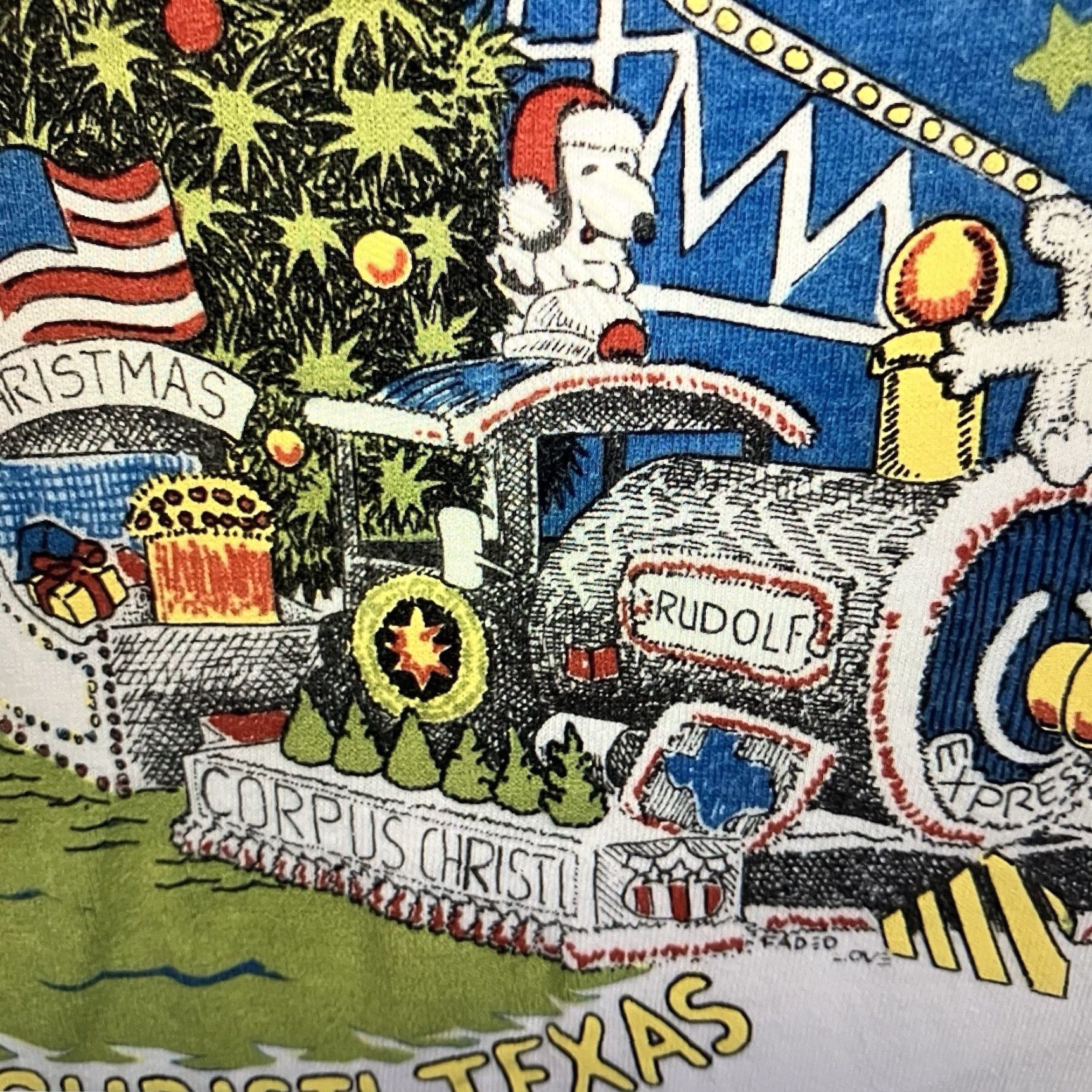 Hanes VINTAGE Hanes Christmas Long Sleeve T-Shirt Large White Snoopy Graphic 90s Retro Mens Size US L / EU 52-54 / 3 - 6 Thumbnail