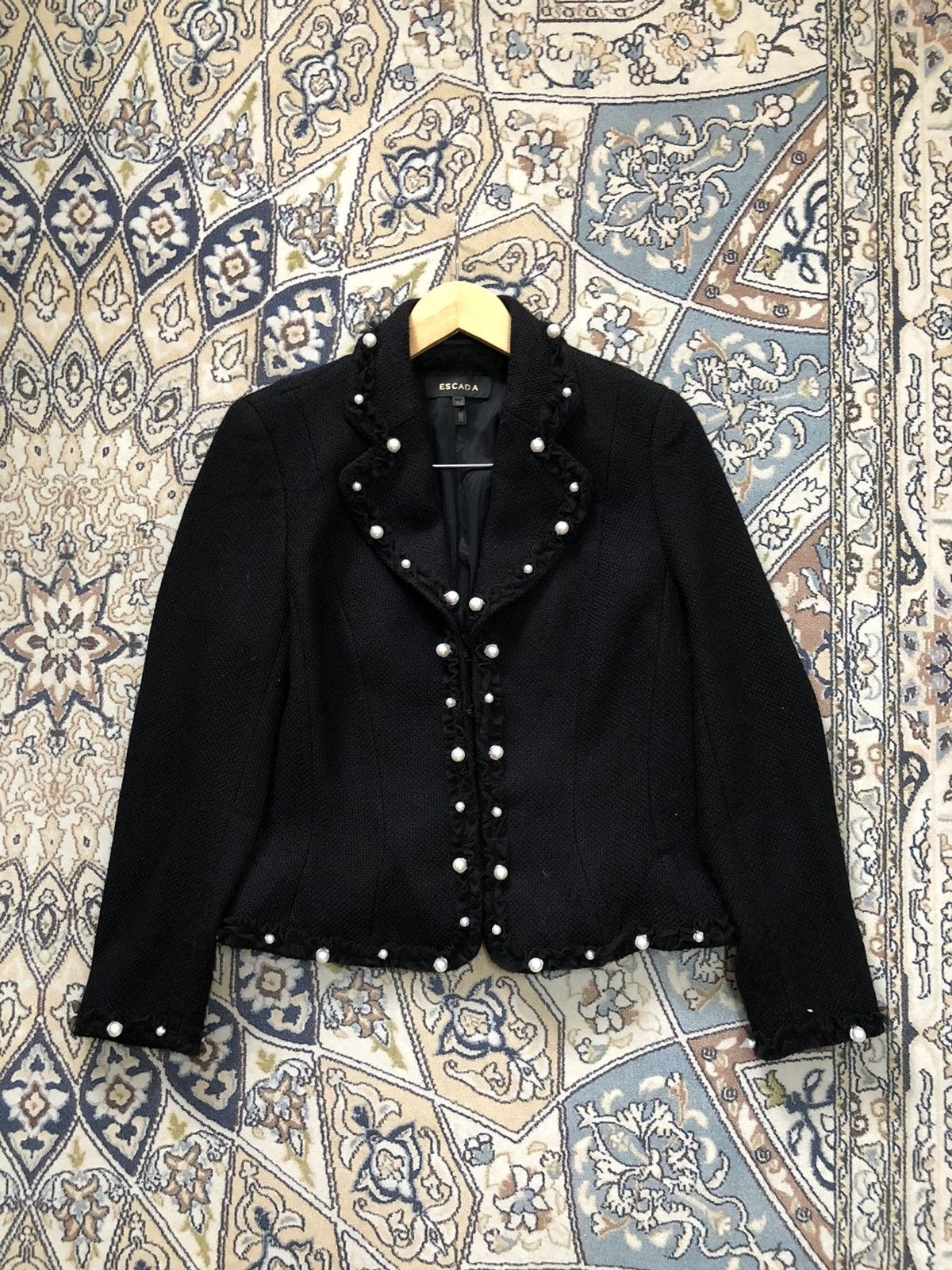 Escada Rare❗️Escada Pearl Gothic Punk Seditionaries Jacket Size S / US 4 / IT 40 - 1 Thumbnail