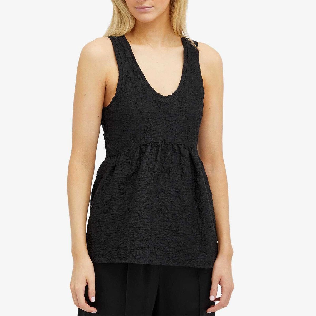 Jil Sander o1mt1gz0625 Tank Top in Black Size M / US 6-8 / IT 42-44 - 2 Thumbnail