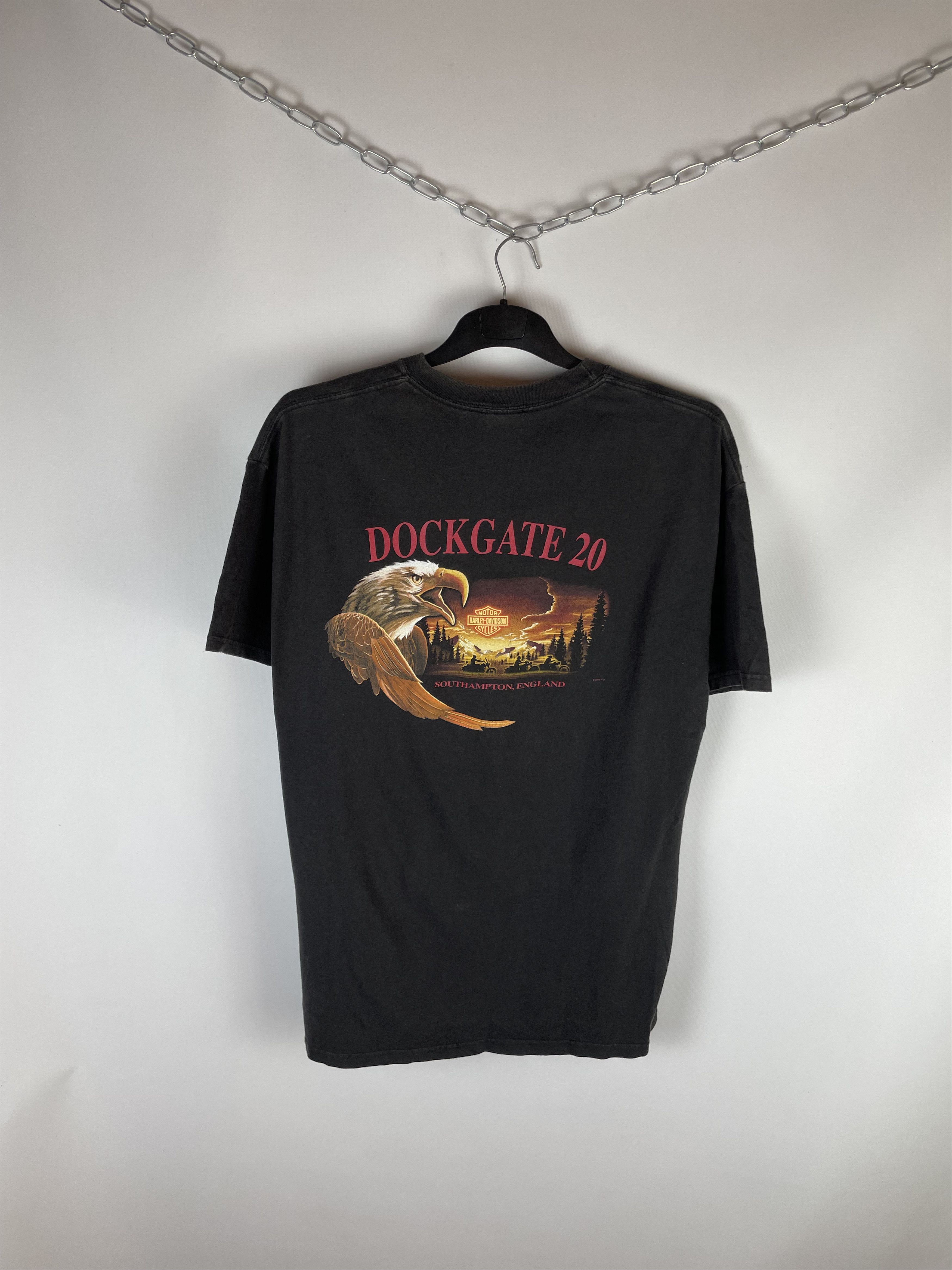 Harley Davidson Vintage HARLEY DAVIDSON Tee Graphic T-Shirt Size US XL / EU 56 / 4 - 7 Thumbnail