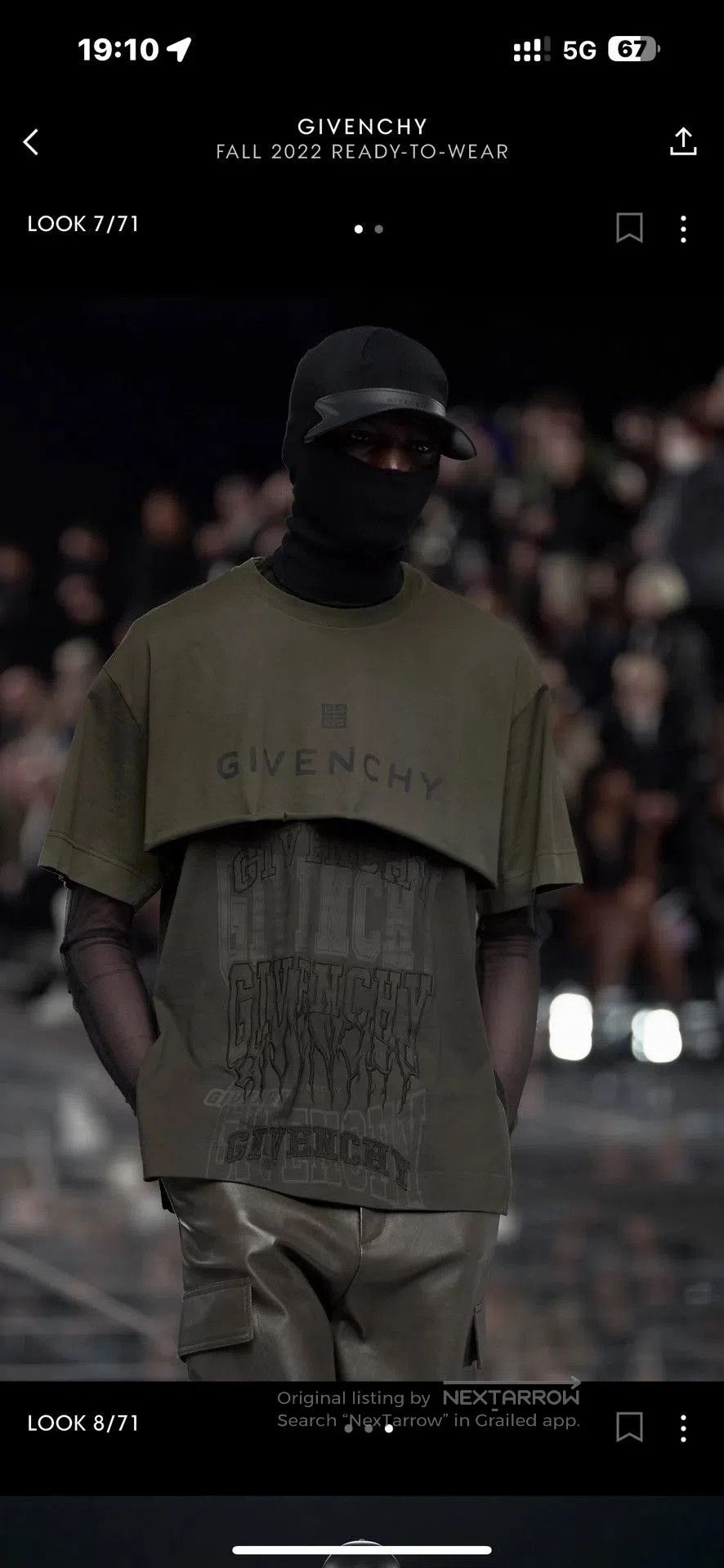 Givenchy Givenchy 2022AW Rare Rubber Cap. Size ONE SIZE - 9 Thumbnail