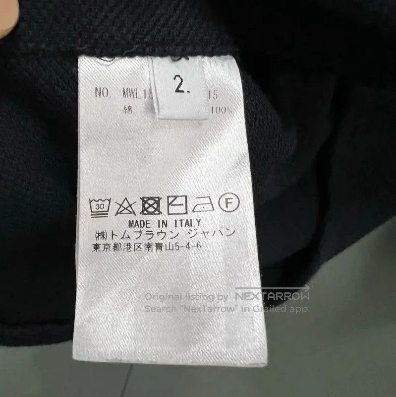 Thom Browne Thom Browne Navy Long Sleeve Shirt for Men . Size US M / EU 48-50 / 2 - 4 Thumbnail