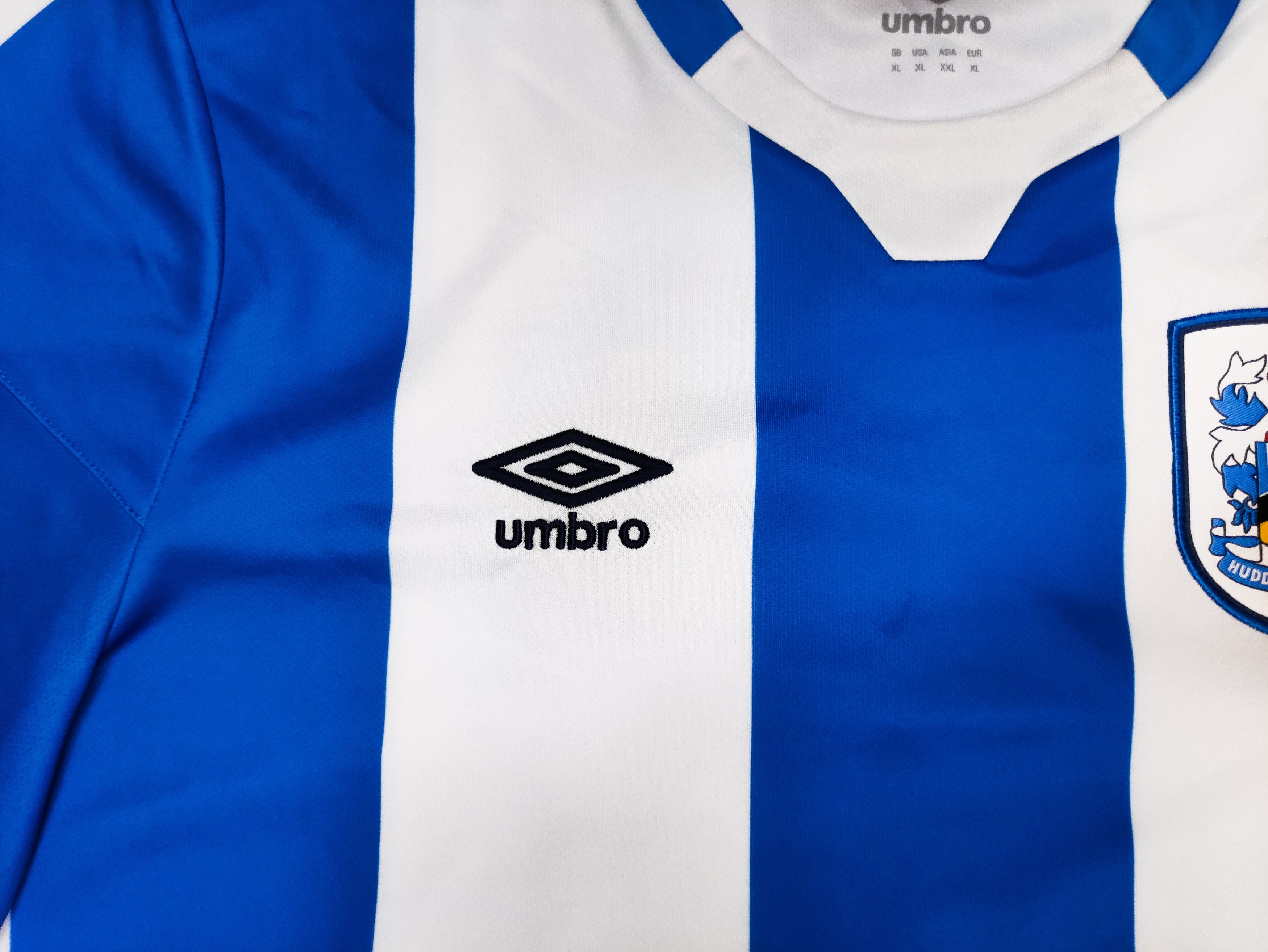 Umbro Yaya Sanogo #55 Huddersfield Town 2020 2021 Umbro Home Shirt Size US XL / EU 56 / 4 - 12 Thumbnail