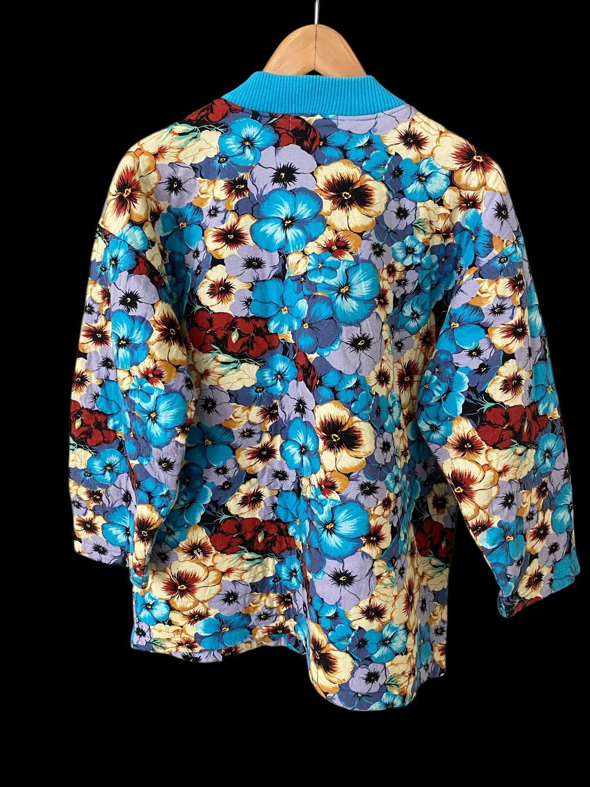 Designer × Kenzo Vintage Kenzo jacket motif flora full print bomber design Size US L / EU 52-54 / 3 - 3 Thumbnail