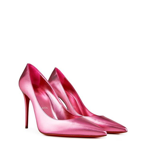 Christian Louboutin Kate 100mm Pumps Size US 7 / IT 37 - 4 Thumbnail
