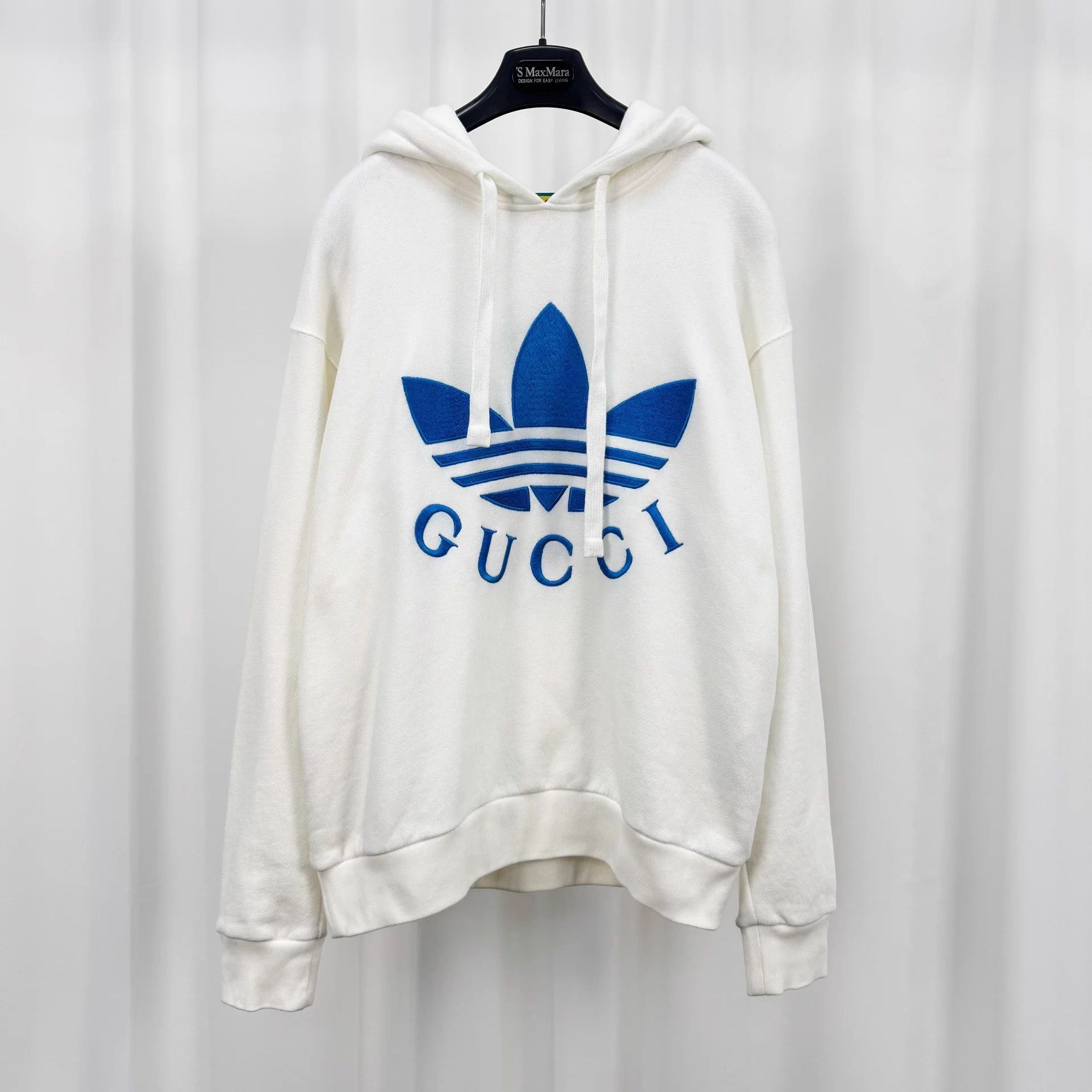 Adidas Gucci x Adidas embroidered trefoil logo hoodie XS 95 New Size US XS / EU 42 / 0 - 1 Thumbnail