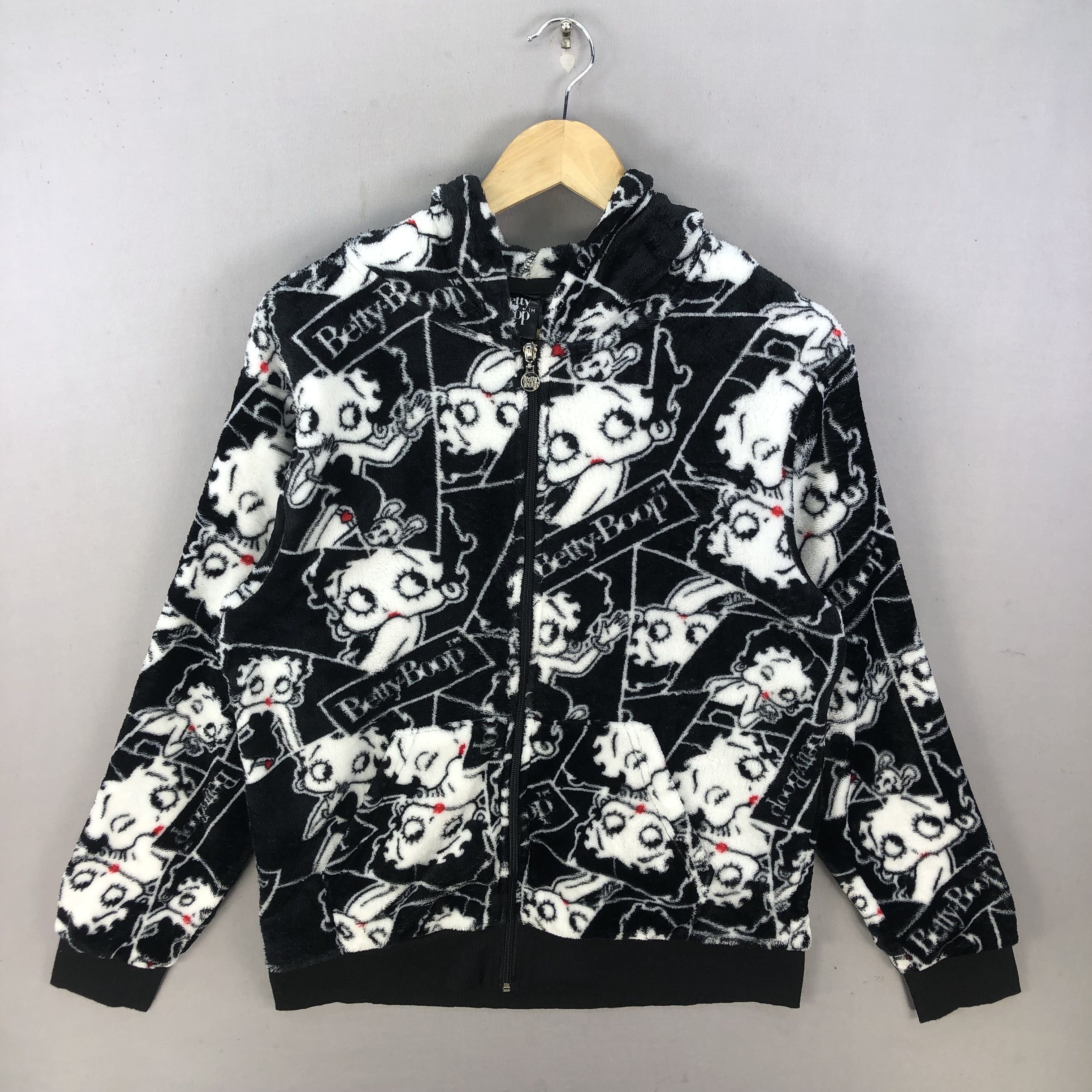 Hysteric Glamour All Over Print Betty Boop Fleece Hooded Jacket Size US S / EU 44-46 / 1 - 1 Thumbnail