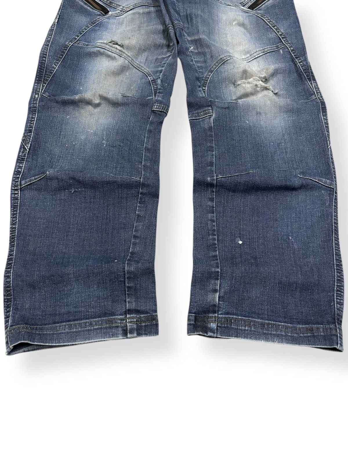 Dickies Vintage Dickies Loose Tapered Double Knee Style Cargo Jeans Size US 34 / EU 50 - 7 Thumbnail