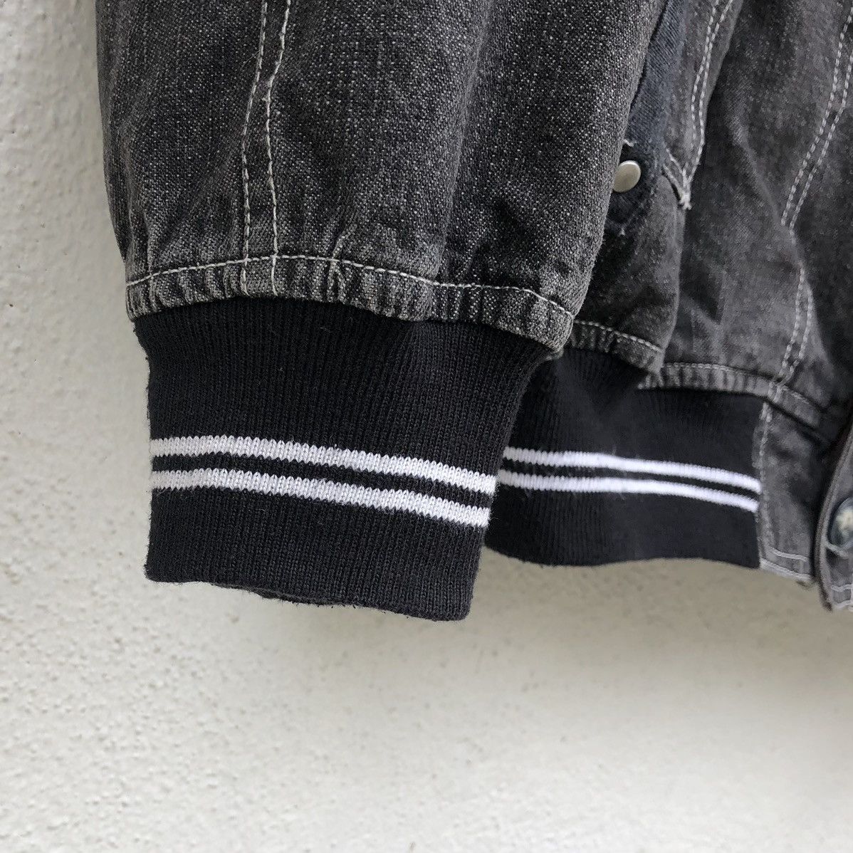 Vintage Vintage BON GIOVANE Denim Zipper Bomber Jacket Size US M / EU 48-50 / 2 - 17 Thumbnail