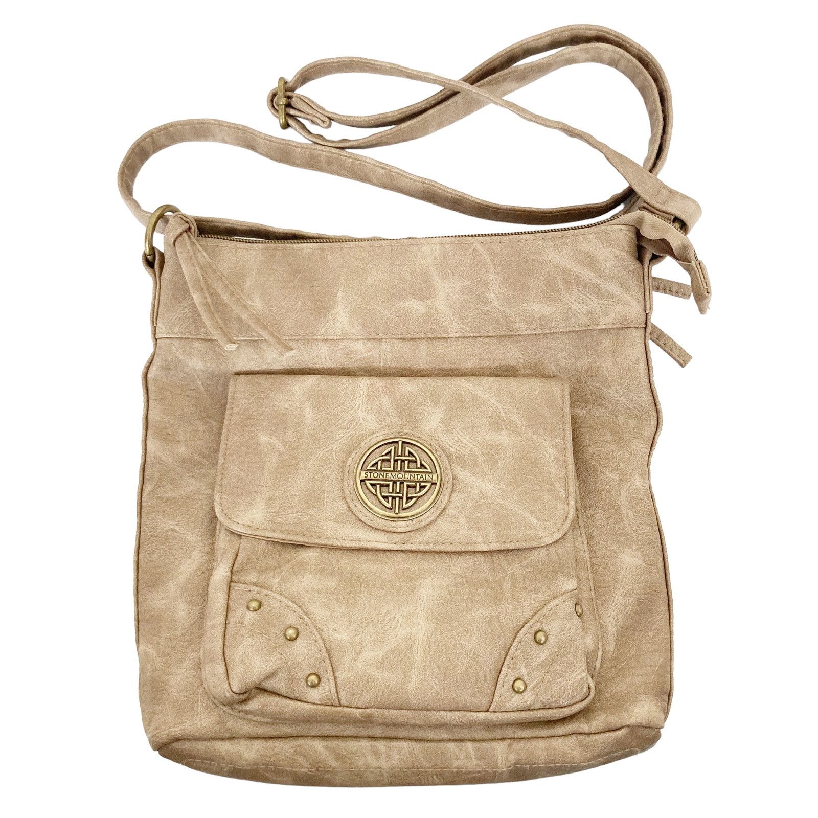 Other Stone Mountain Tan Faux Leather Crossbody Bag Size ONE SIZE - 2 Thumbnail