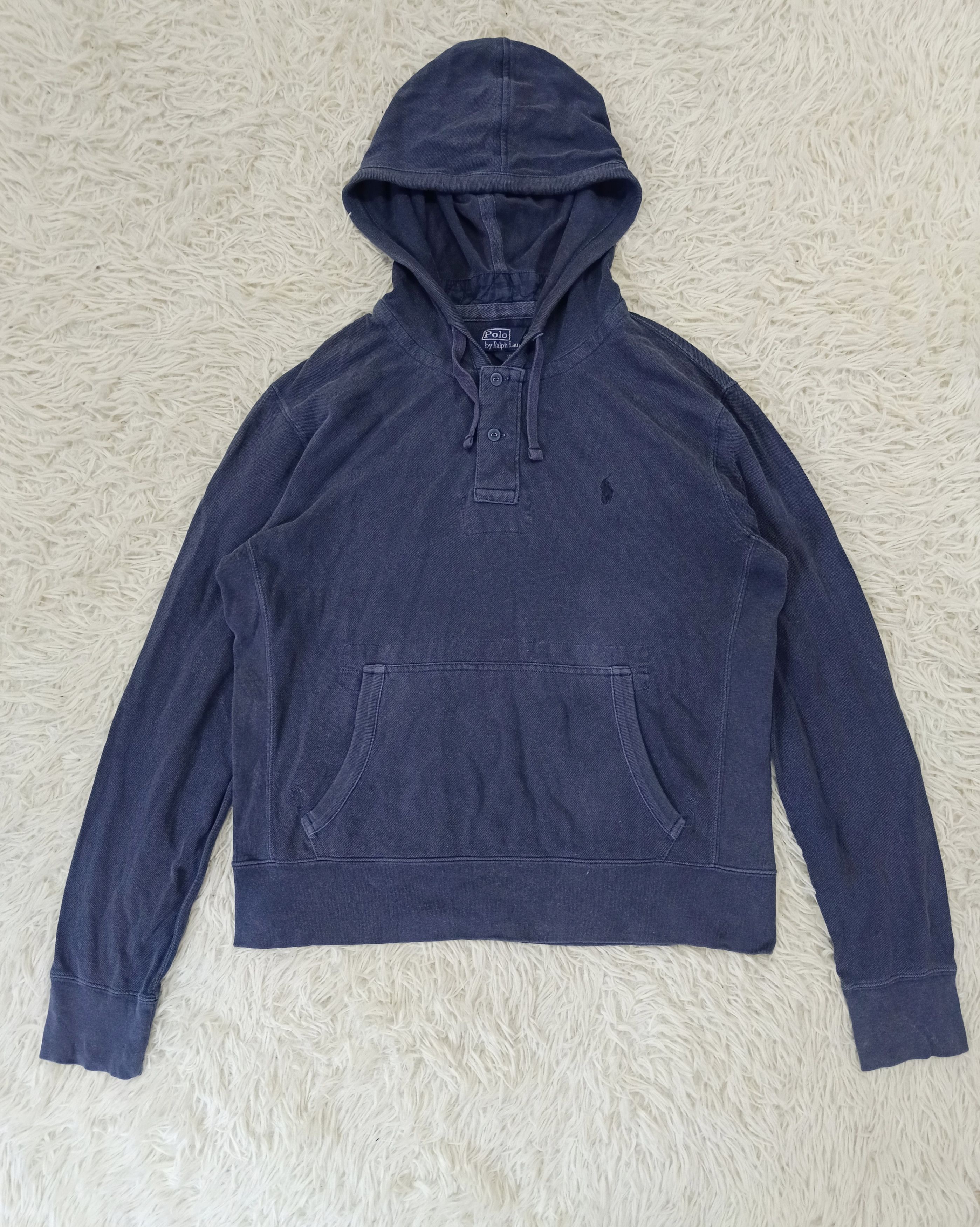 90s DISTRESSED POLO RALPH LAUREN HOODIE