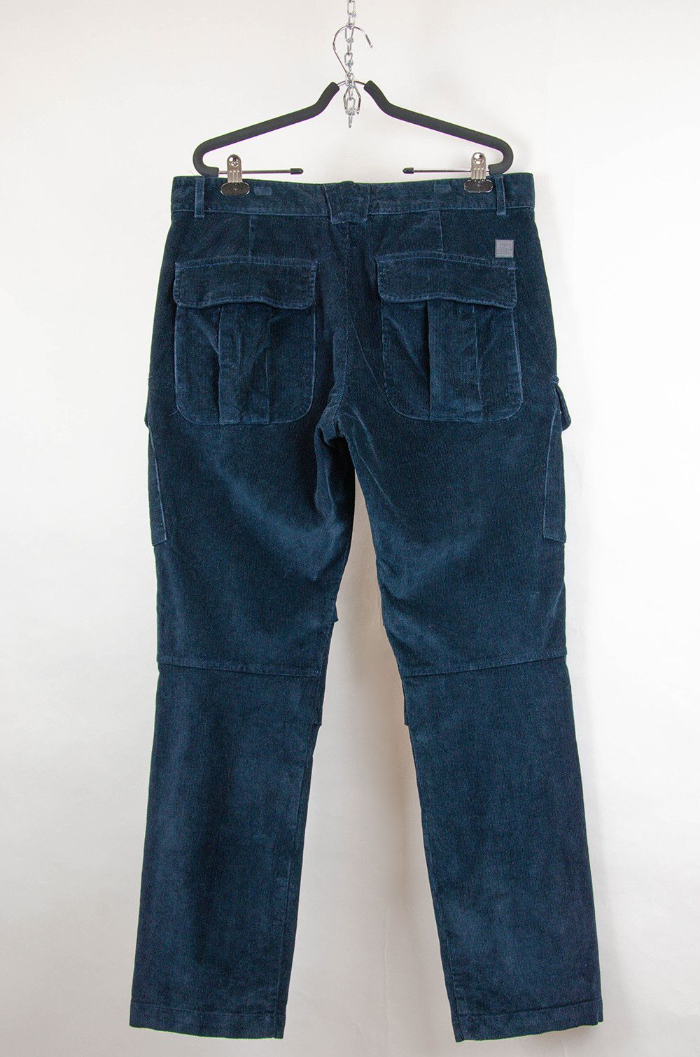 Diesel Diesel Navy Corduroy Cargo Pants - Size IT 52 Size US 36 / EU 52 - 2 Thumbnail