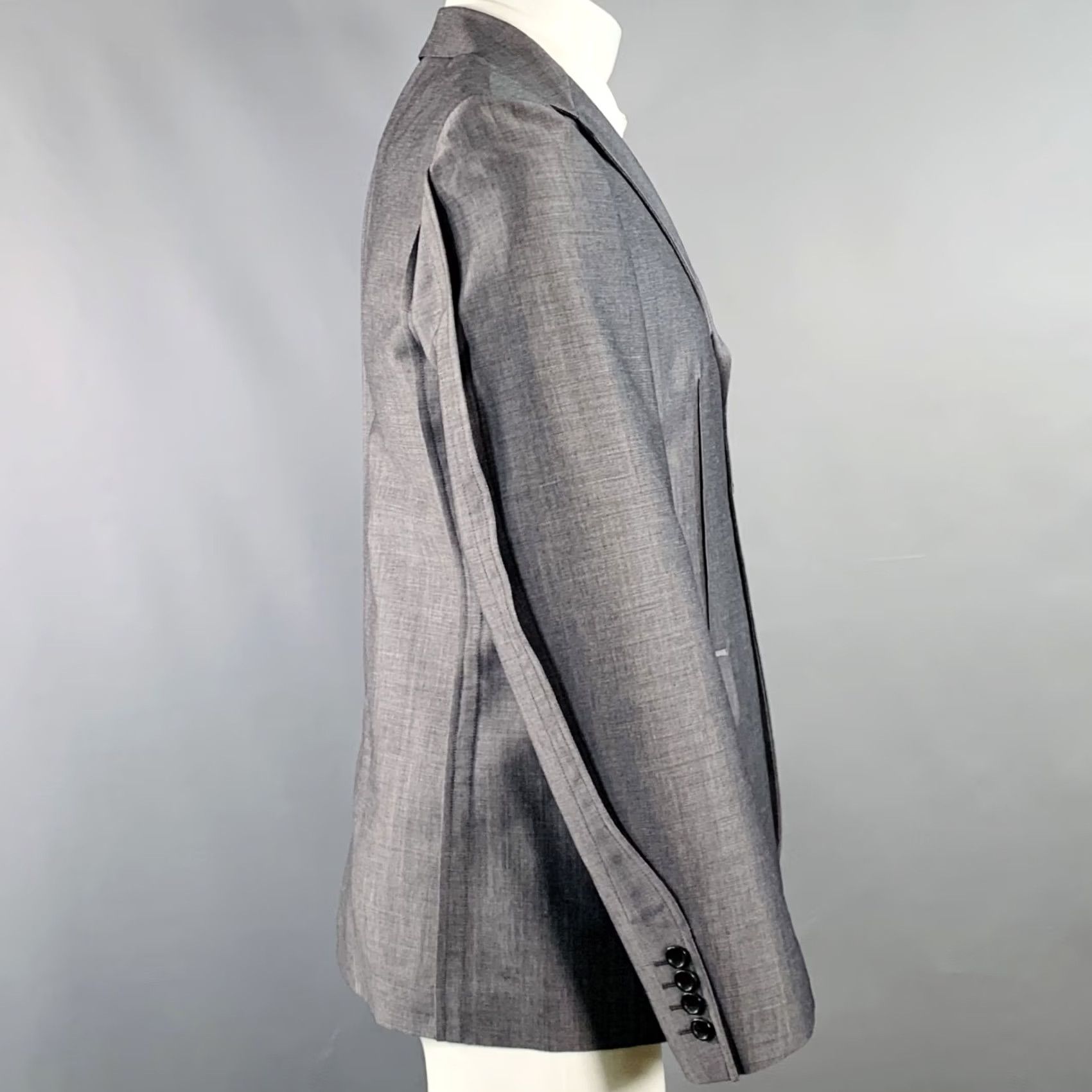Comme des Garcons Girl COMME des GARCONS Size M Grey Mohair Wool Notch Lapel Sport Coat Mens Size US M / EU 48-50 / 2 - 3 Thumbnail