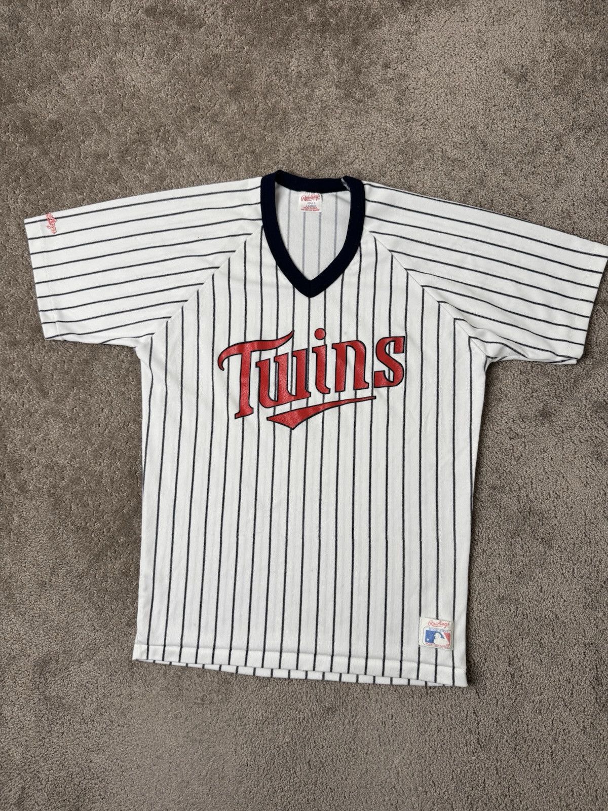 MLB Vintage 80s Rawlings Minnesota Twins MLB Jersey, Sz M Size US M / EU 48-50 / 2 - 1 Thumbnail