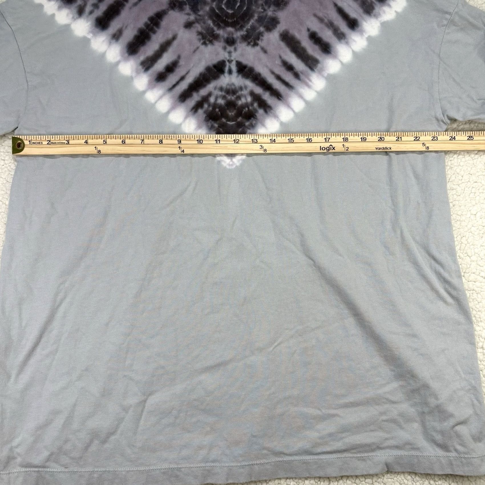 J. Jill J.Jill Tunic Blouse Shirt Cotton Multicolor Tie Dye V-Neck Long Sleeve XL Tall Womens Relaxed Size XL / US 12-14 / IT 48-50 - 5 Thumbnail
