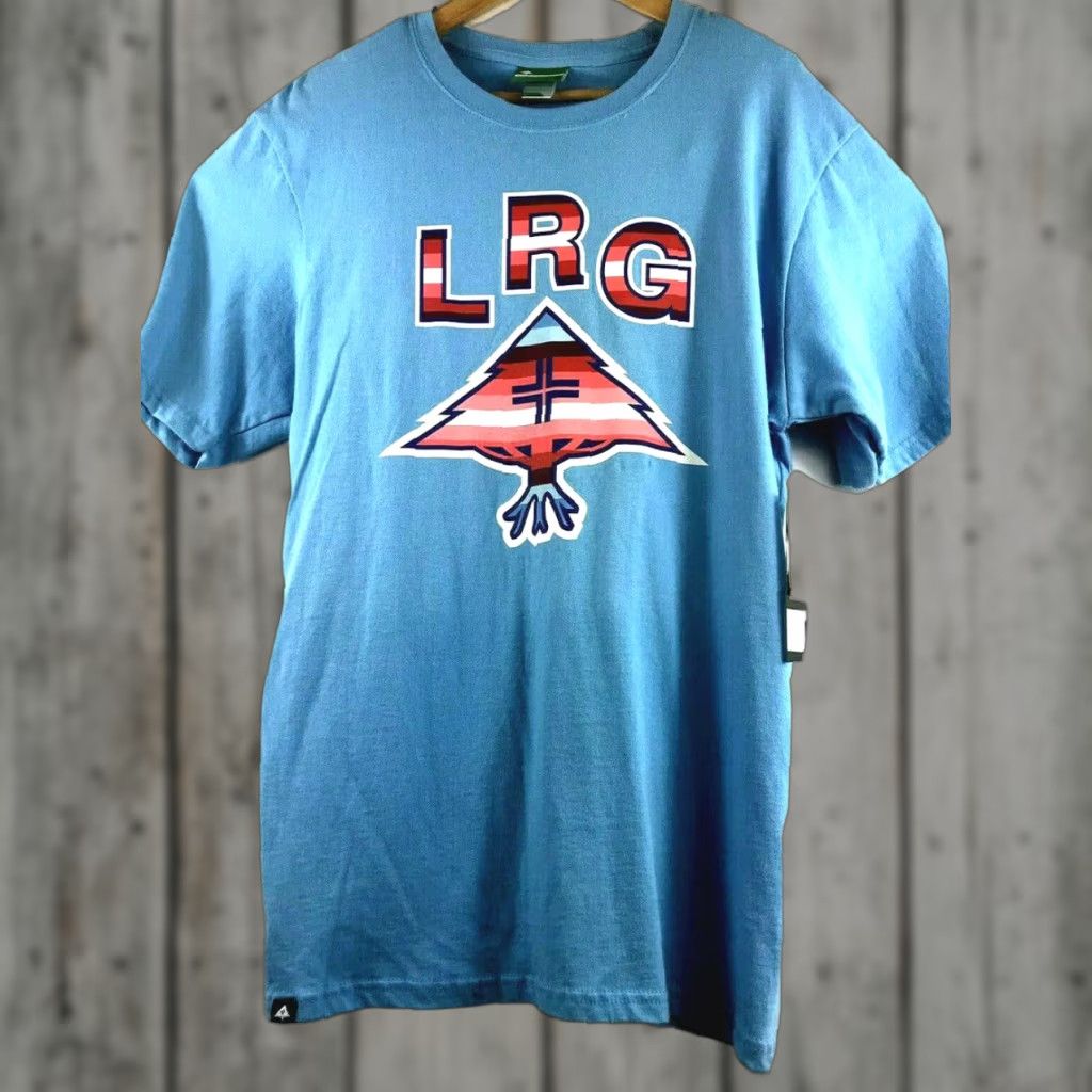 Vintage LRG Lifted Research Group T-Shirt Mens Sz Medium Graphic Blue 100% Cotton NEW Size US M / EU 48-50 / 2 - 1 Thumbnail