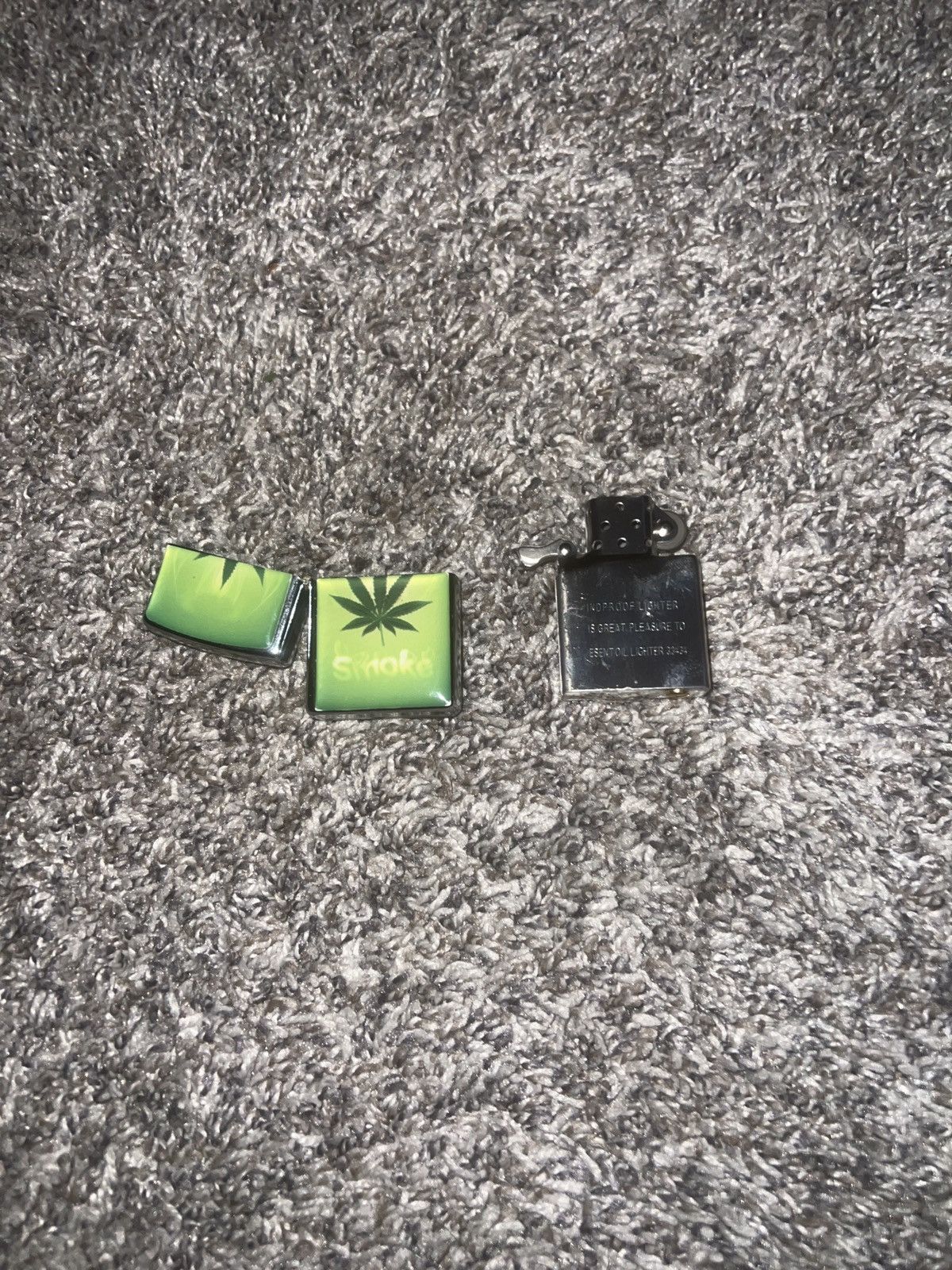 Vintage Pot Leaf Smoke Windproof Cigar Lighter Size ONE SIZE - 3 Thumbnail