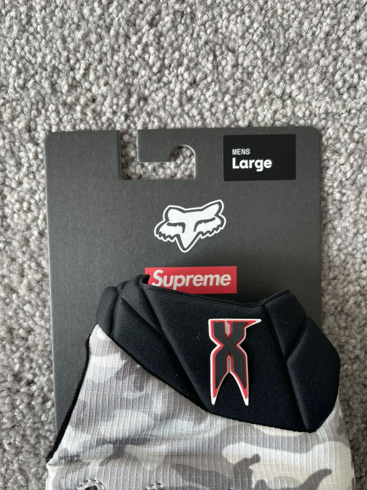 Fox Racing × Supreme Supreme x Fox Racing DMX Gloves Size ONE SIZE - 4 Thumbnail