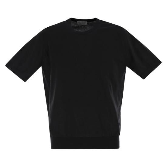 John Smedley JOHN SMEDLEY Men Sweater KEMPTON BLACK Size US XL / EU 56 / 4 - 1 Thumbnail