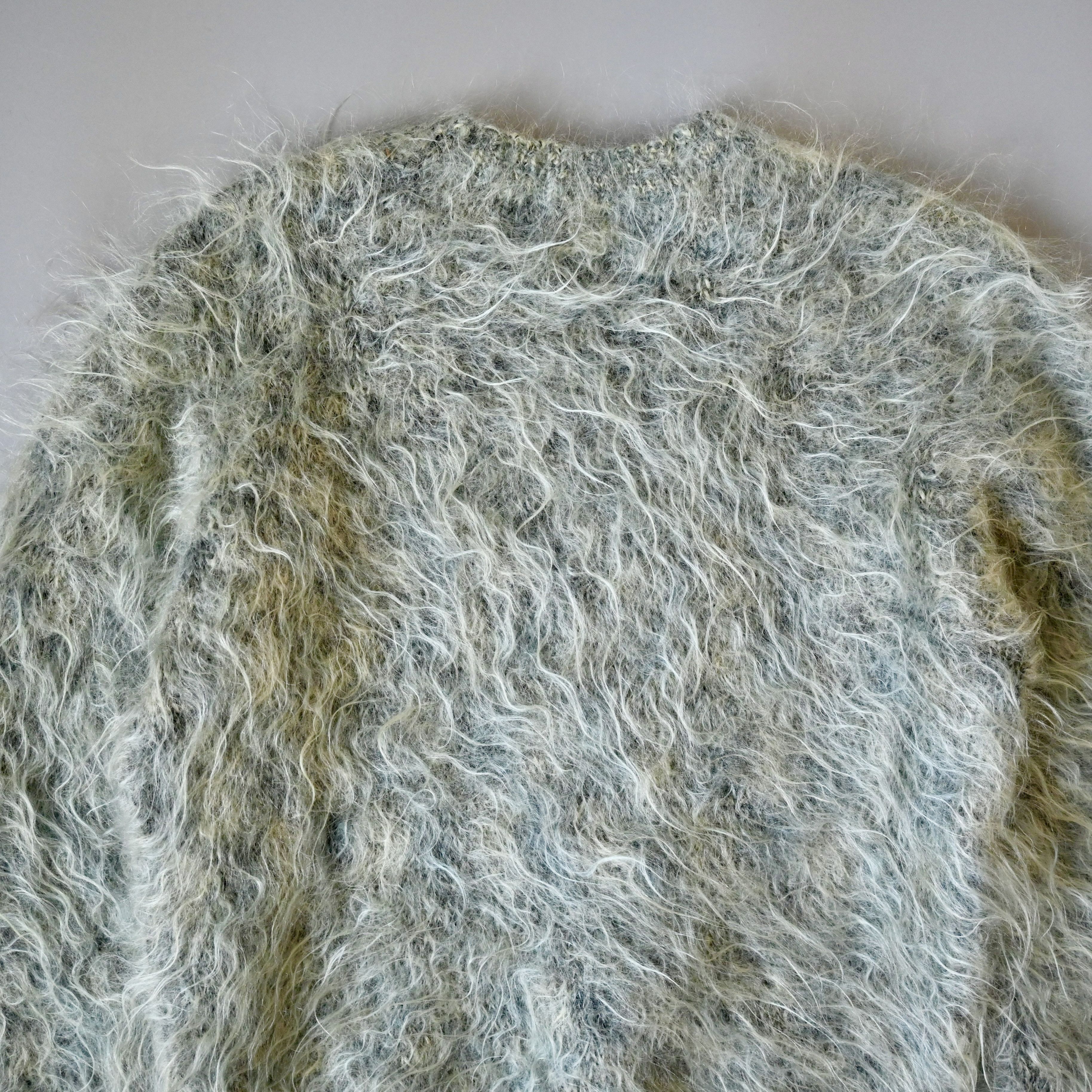 Vintage Super hairy, vintage 1990s Mohair-mix knit yeti sweater Size US S / EU 44-46 / 1 - 3 Thumbnail