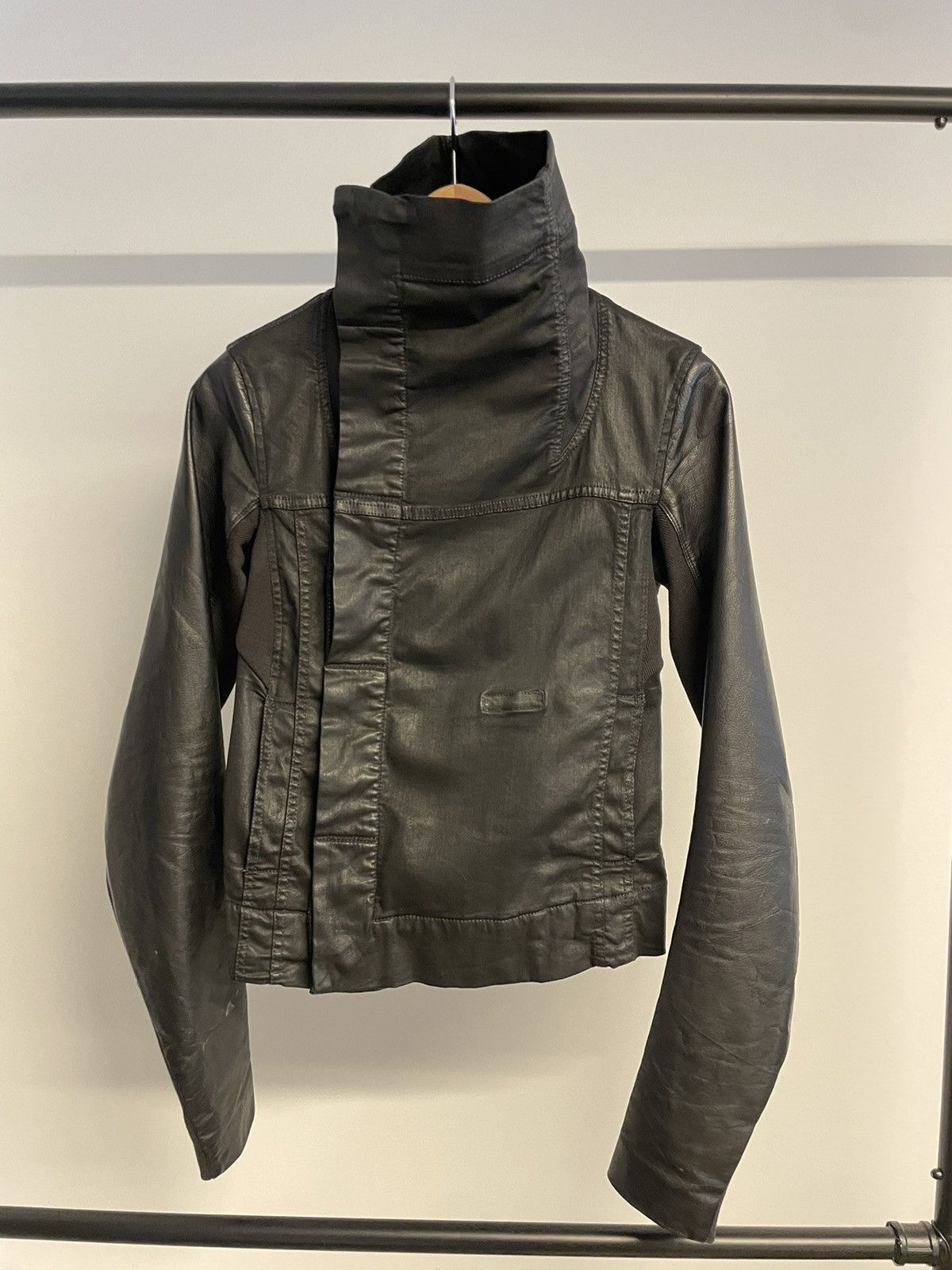 image of Rick Owens Drkshdw Rick Owens Biker Jacket in Black, Women's (Size XL)