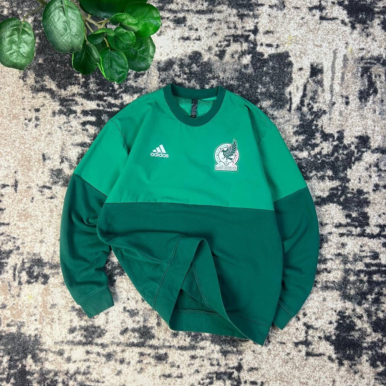 Adidas x Mexico Soccer Sweatshirt Blokecore Y2K Style
