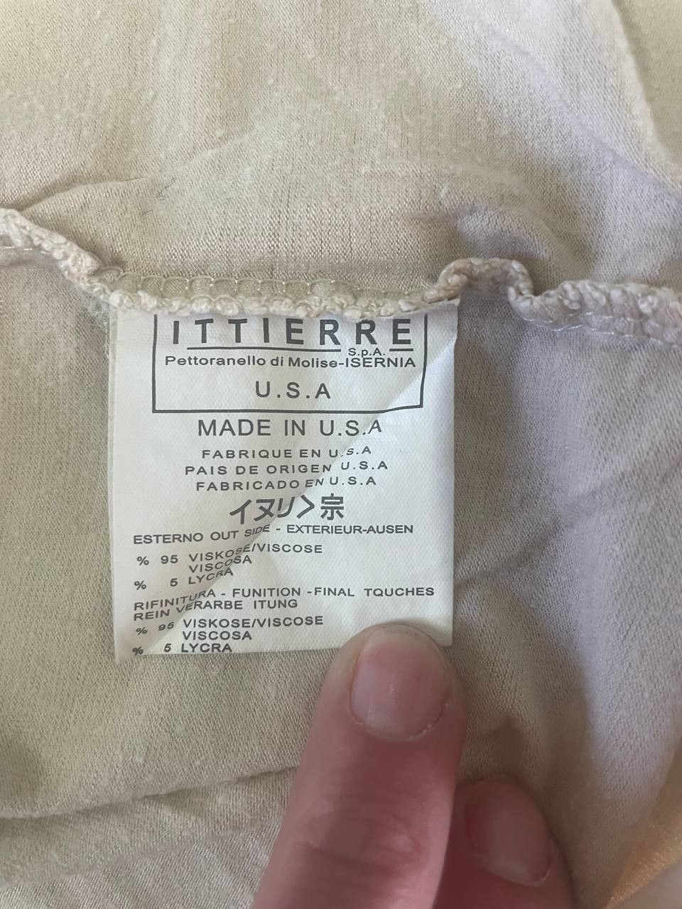 Diesel × Vintage Vintage Diesel Division Distressed Logo Tee Beige Size M Size US M / EU 48-50 / 2 - 5 Thumbnail