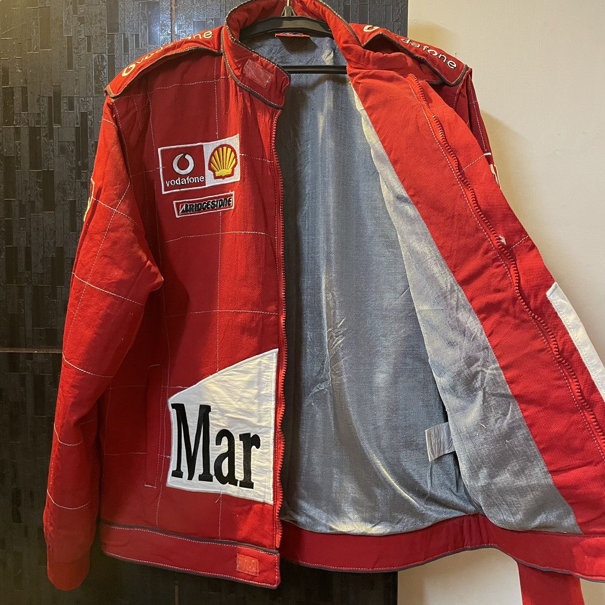 Marlboro Vintage Marlboro Ferrari Michael Schumacher F1 Racing Jacket Size US L / EU 52-54 / 3 - 12 Thumbnail