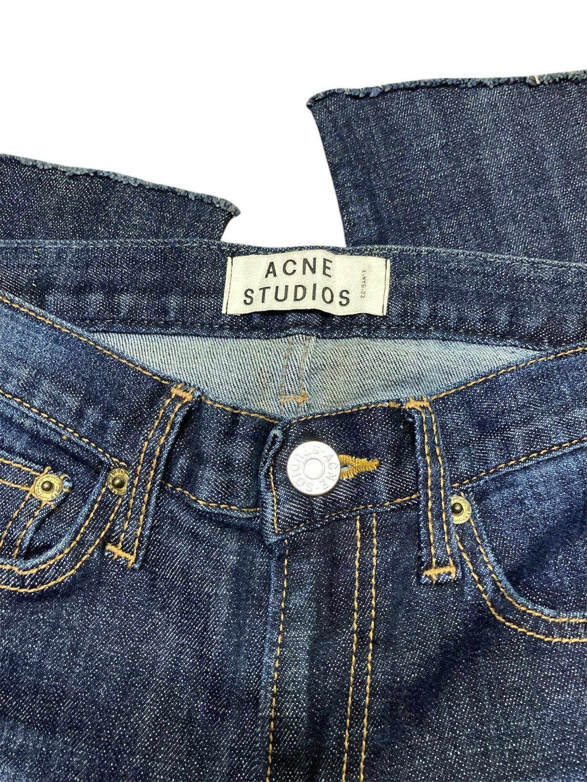 Acne Studios Cropped Bootcut Jeans Size 28" / US 6 / IT 42 - 7 Thumbnail