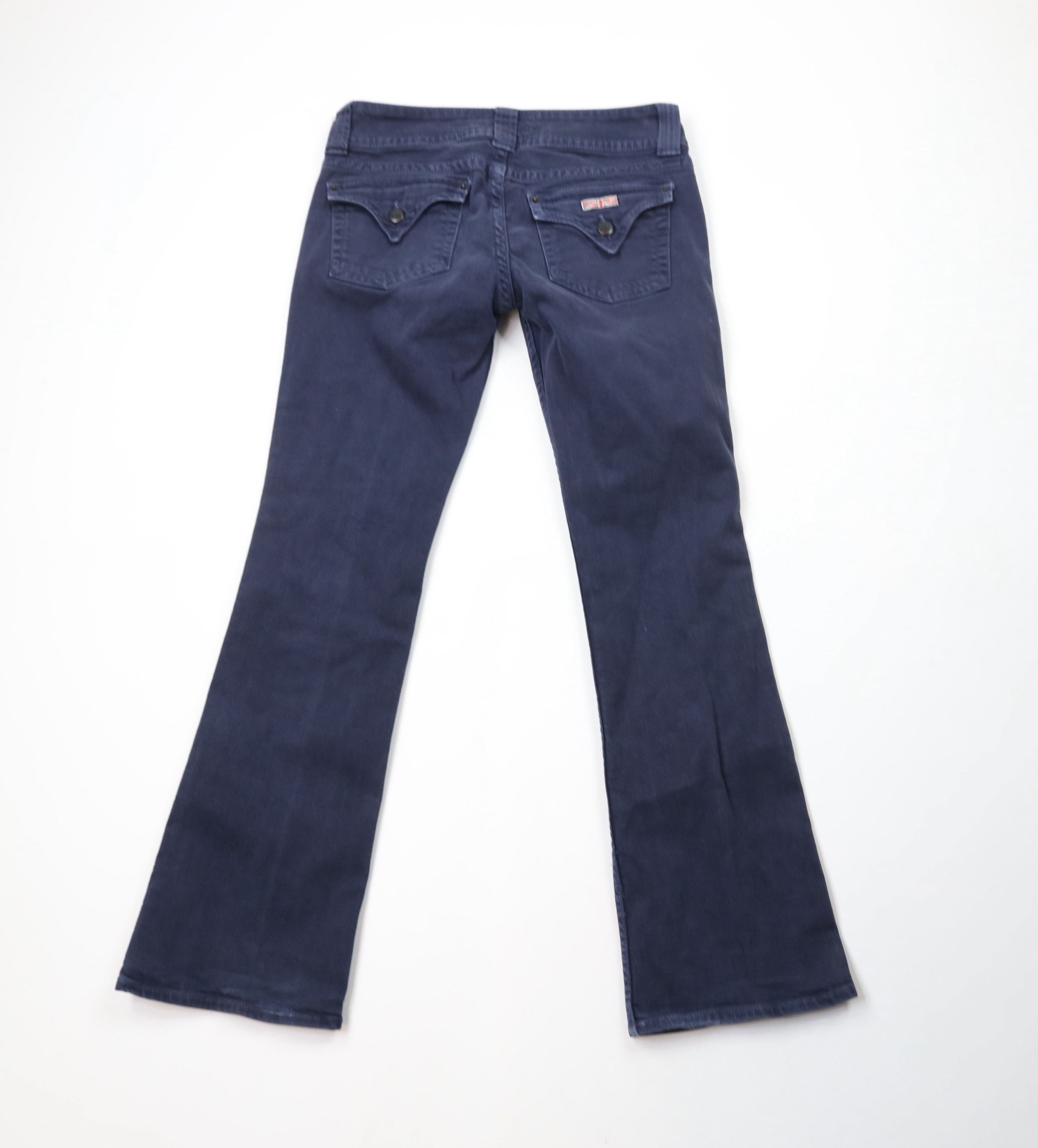 Vintage Hudson Jeans Flared Bootcut Stretch Denim Jeans Navy Blue Size 28" / US 6 / IT 42 - 8 Thumbnail