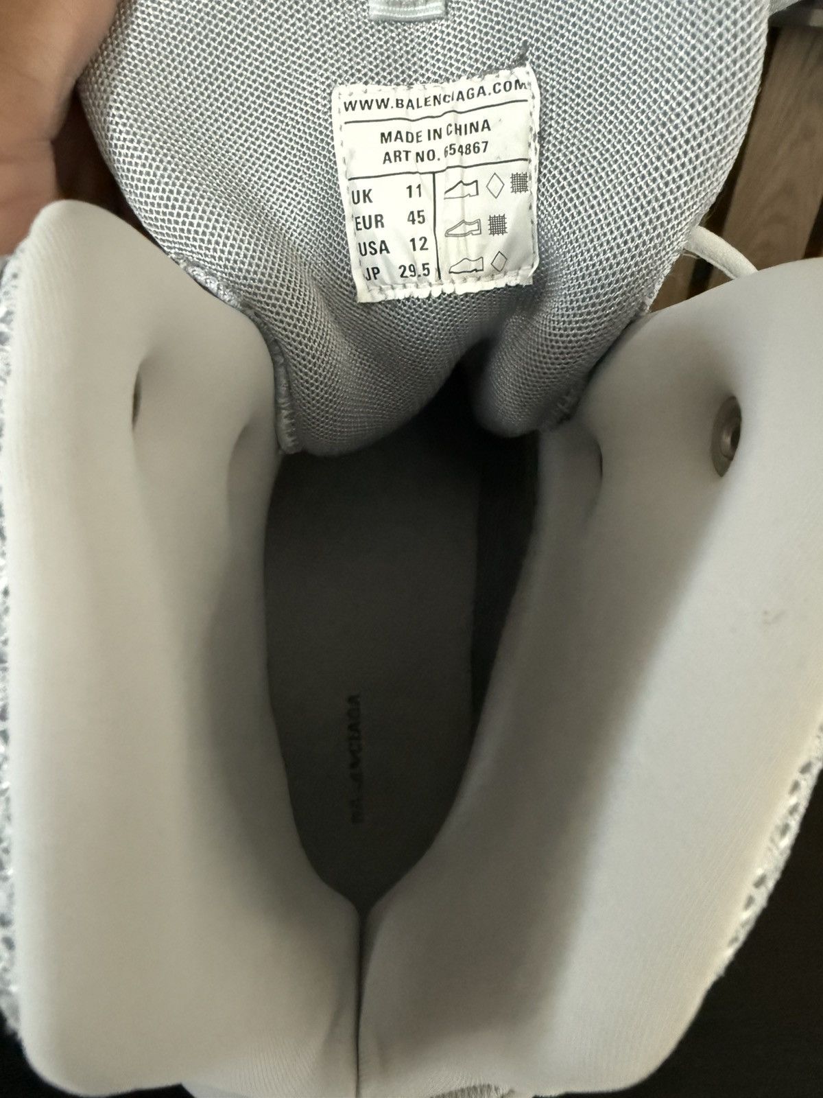 Balenciaga Balenciaga Track.2 Sneakers – Grey Size US 11 / EU 44 - 15 Thumbnail