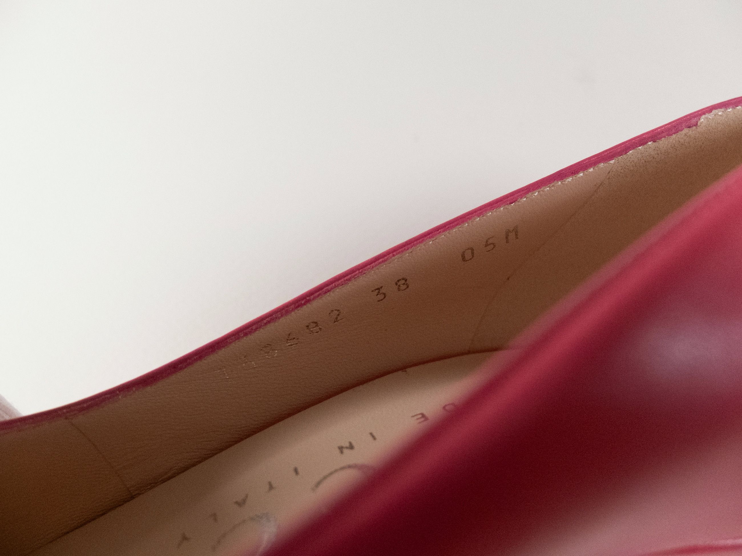 Gucci GUCCI Malaga rhodamine pink leather high heel pumps 38 Size US 8 / IT 38 - 4 Thumbnail
