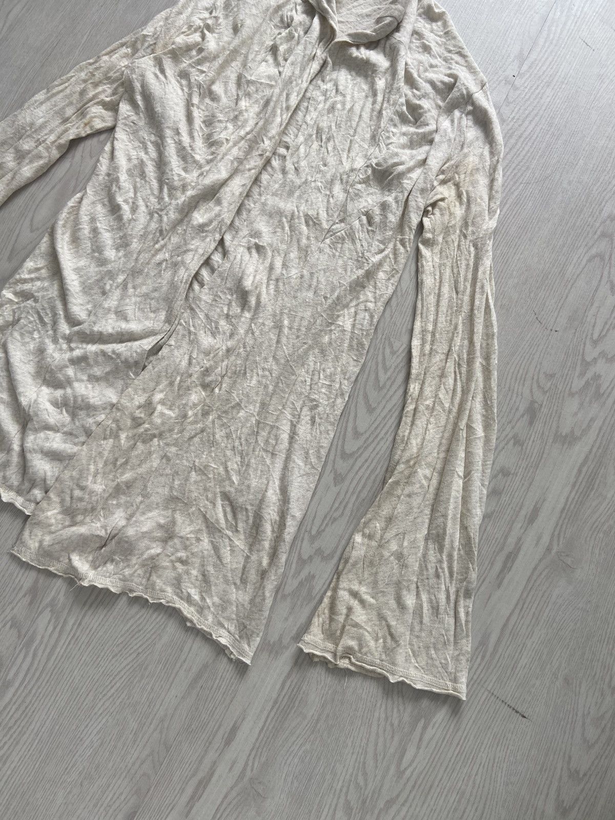 14th Addiction Vintage 2000s G.O.A Asymmetrical Buttonless Cardigan Size M / US 6-8 / IT 42-44 - 2 Thumbnail