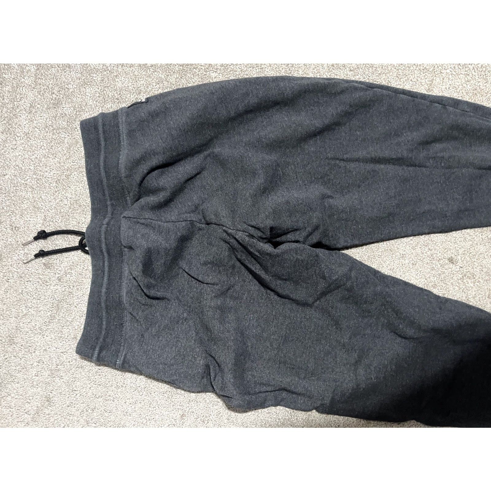 Reebok REEBOK Cozy Fleece Jogger Sweatpants Pockets Size Large Black Gray Women Pants L Pockets Sweatpants Size 36" / US 14 / IT 50 - 4 Thumbnail