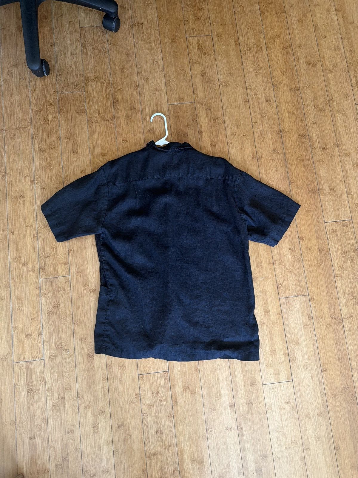 Supreme Supreme Mesh Panel Linen S/S Shirt Size US M / EU 48-50 / 2 - 2 Thumbnail