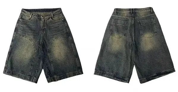 Japanese Brand Manami x Yumi Street Vintage Loose Fit Denim Shorts Size US 32 / EU 48 - 5 Thumbnail