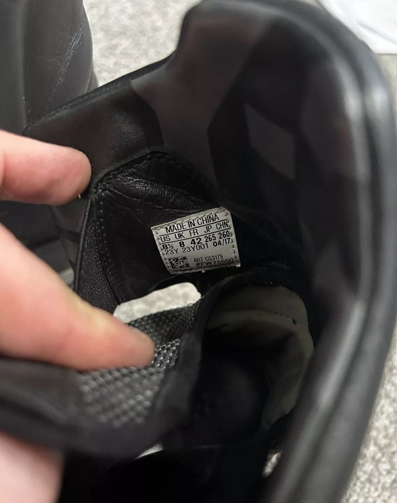 Adidas Y-3 Yohji Yamamoto Adidas High Top Sneakers In Black. Size 8 Size US 8 / EU 41 - 6 Thumbnail