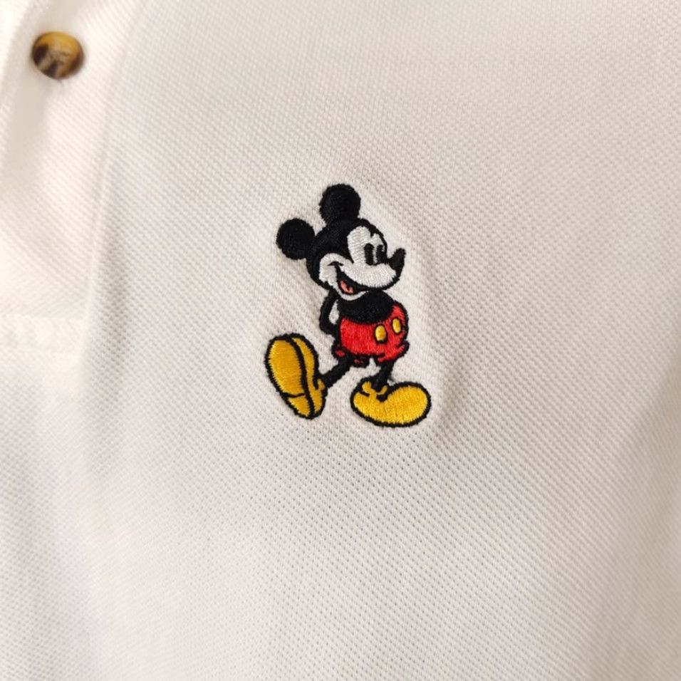 Disney VINTAGE Disney Mickey Mouse Polo Shirt Mens XS White 90s Walt Disney Mickey Inc Shirt Adult XS White Mickey 90s Mens Size US XS / EU 42 / 0 - 3 Thumbnail